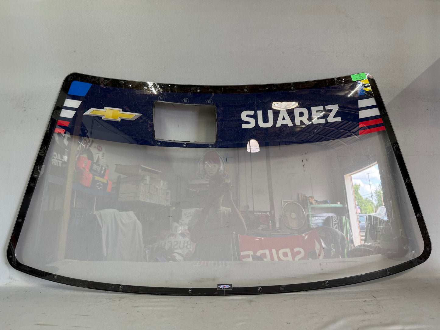 Daniel Suarez #7 2026 Michigan Nascar Front Windshield