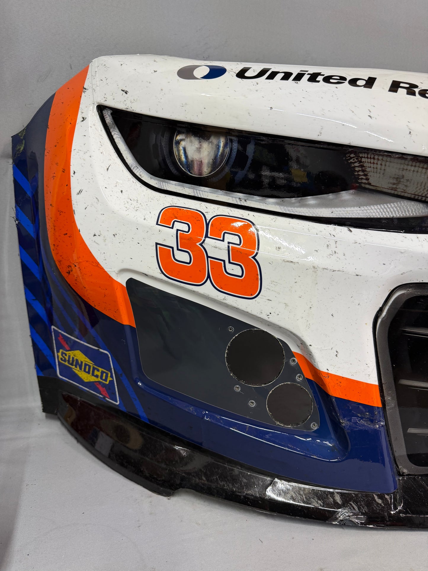 Austin Hill #33 2025 Bristol United Rentals Nascar Front Nose