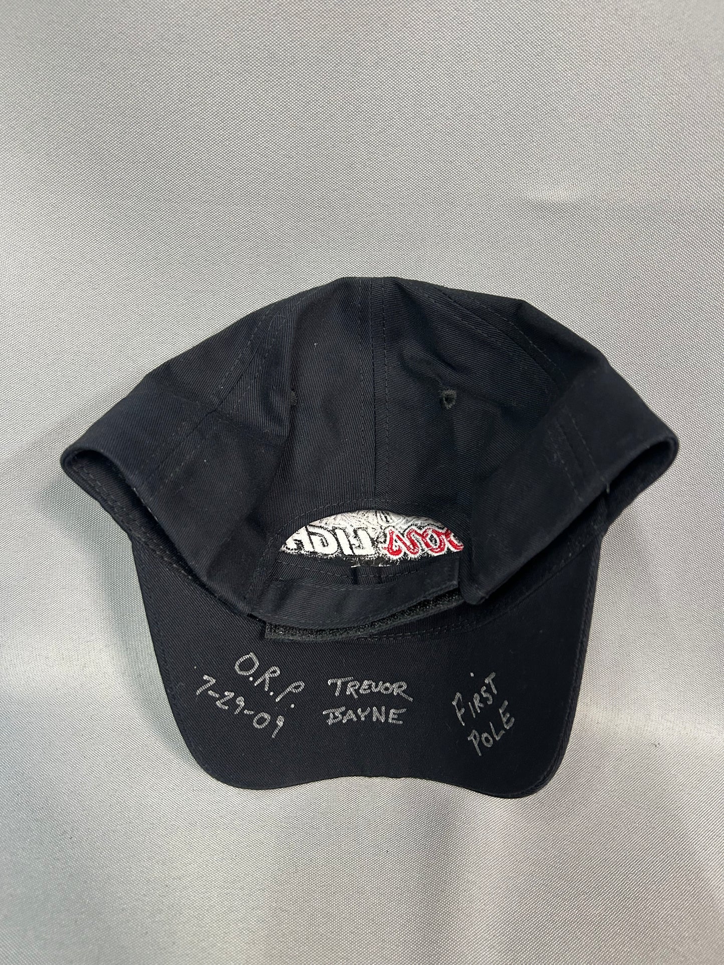 Trevor Bayne 2009 ORP First Career Pole Coors Light Pole Nascar Autographed Hat