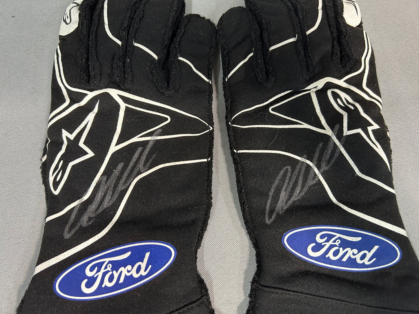 Aric Almirola #10 2022 Autographed Alpine Star Nascar Driver Gloves
