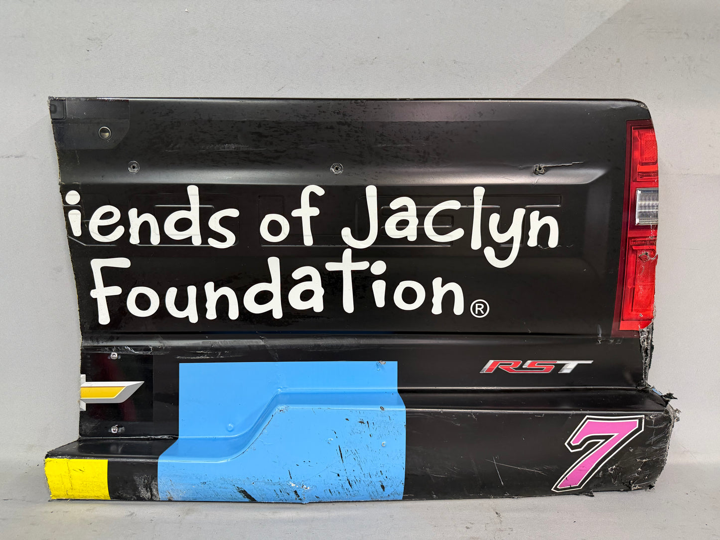 Connor Mosack #7 2026 New Hampshire Friends Of Jaclyn Nascar Partial Rear Bumper