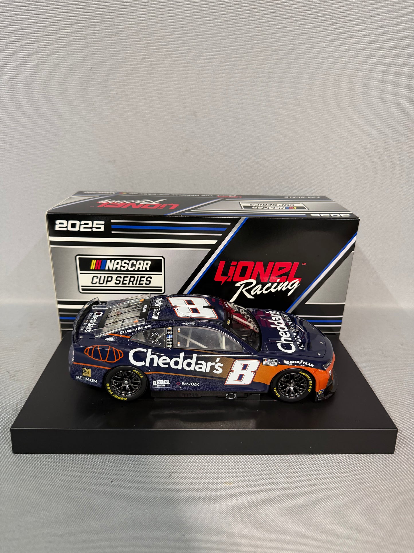 Kyle Busch #8 2025 Cheddars Blue Nascar Diecast