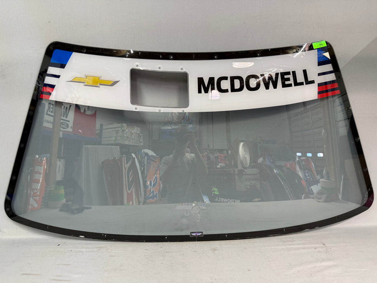 Michael McDowell #71 2026 Sonoma Nascar Front Windshield