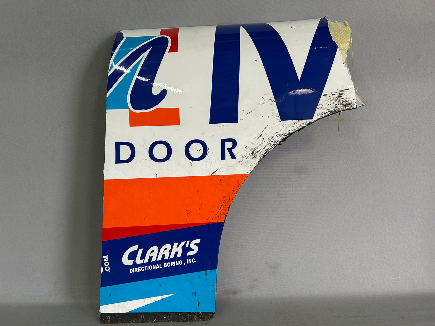 Brennan Poole #44 2025 Macc Door Systems Nascar Partial Quarter Panel