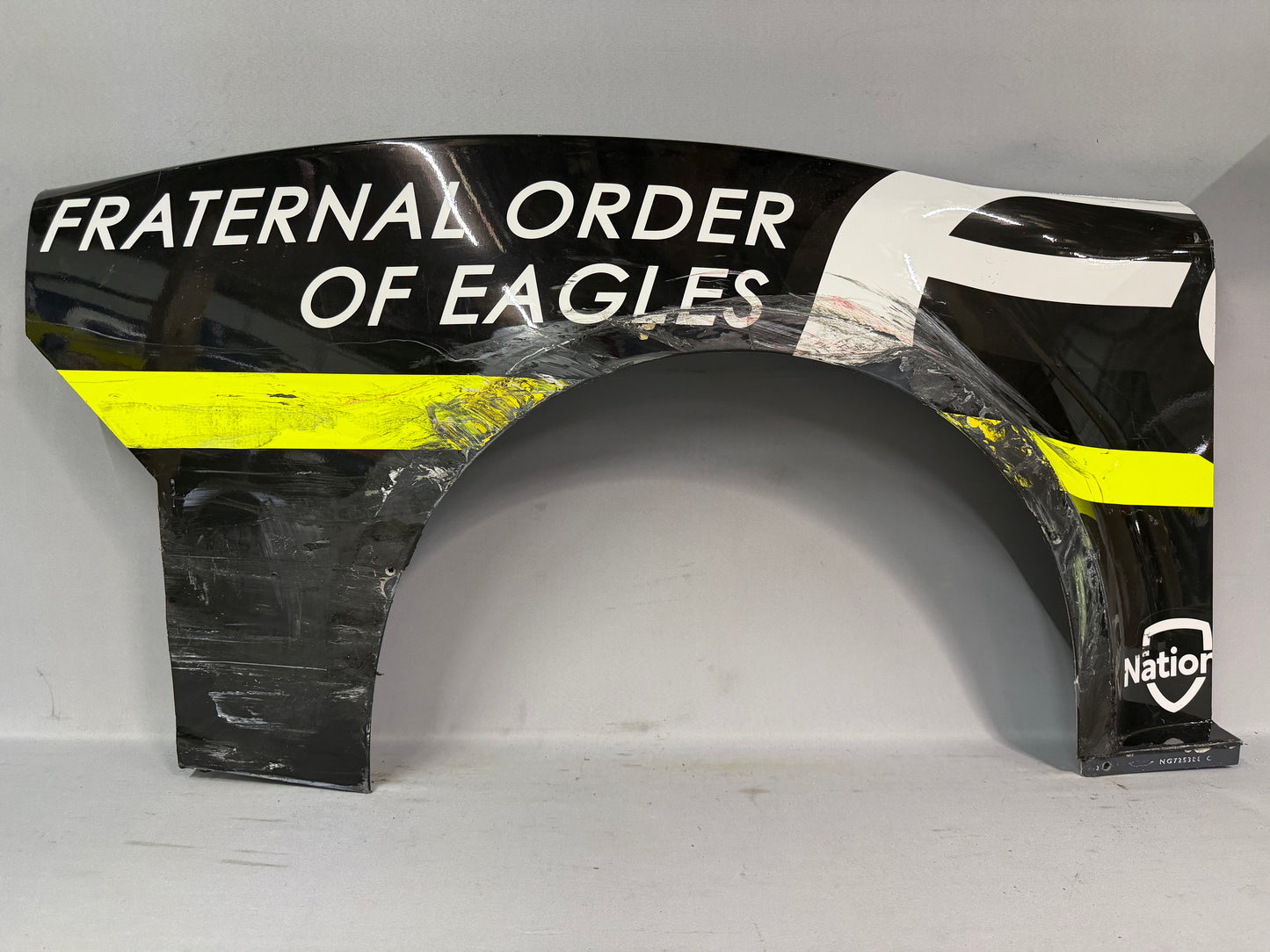 Justin Haley #7 2025 Bowman Gray Clash FOE Nascar Quarter Panel