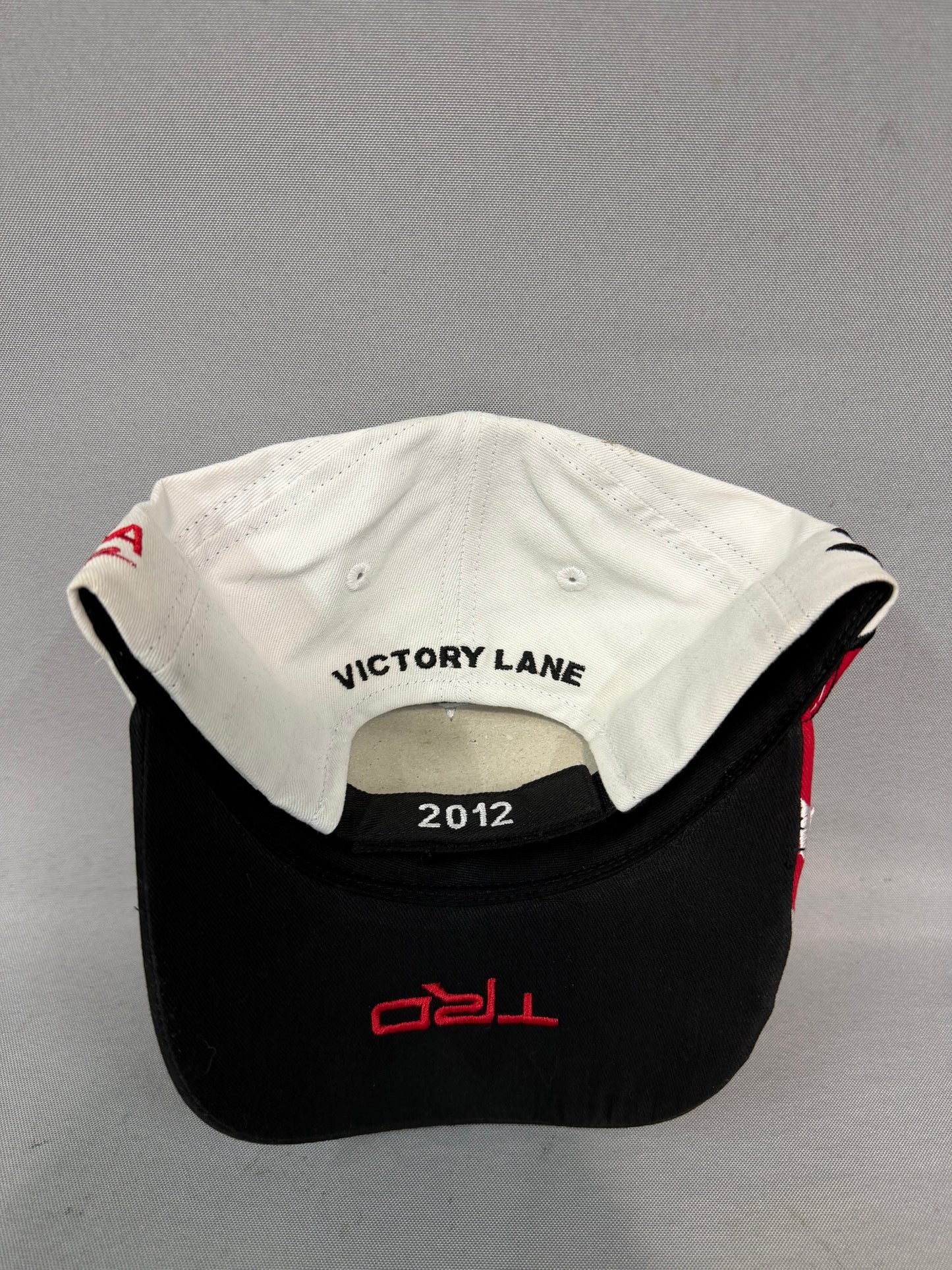 John King #7 2012 Daytona Toyota Racing Nascar Autographed Victory Lane Hat