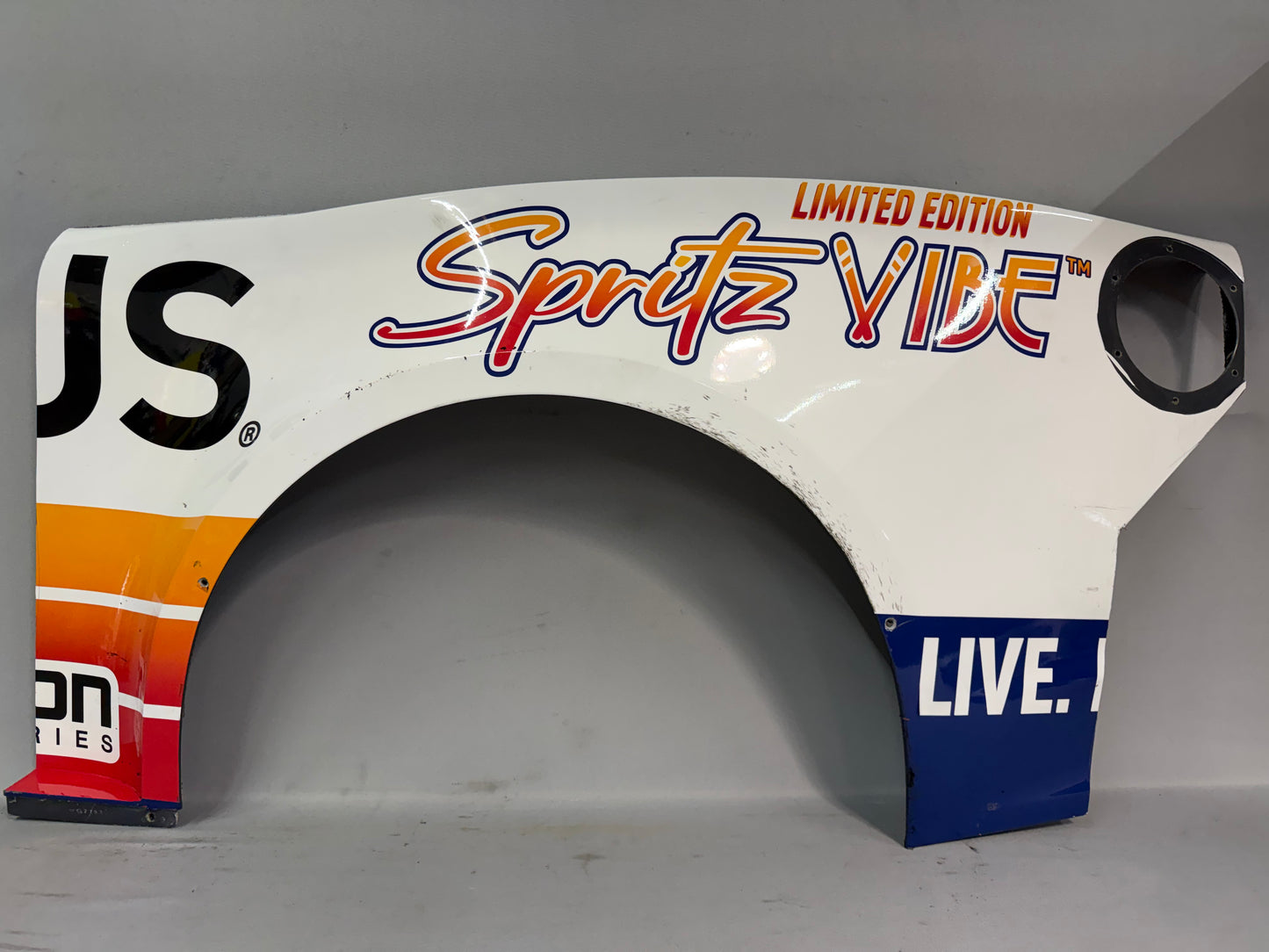 AJ Allmendinger #16 2025 Phoenix Celsius Spritz Vibe Nascar Quarter Panel