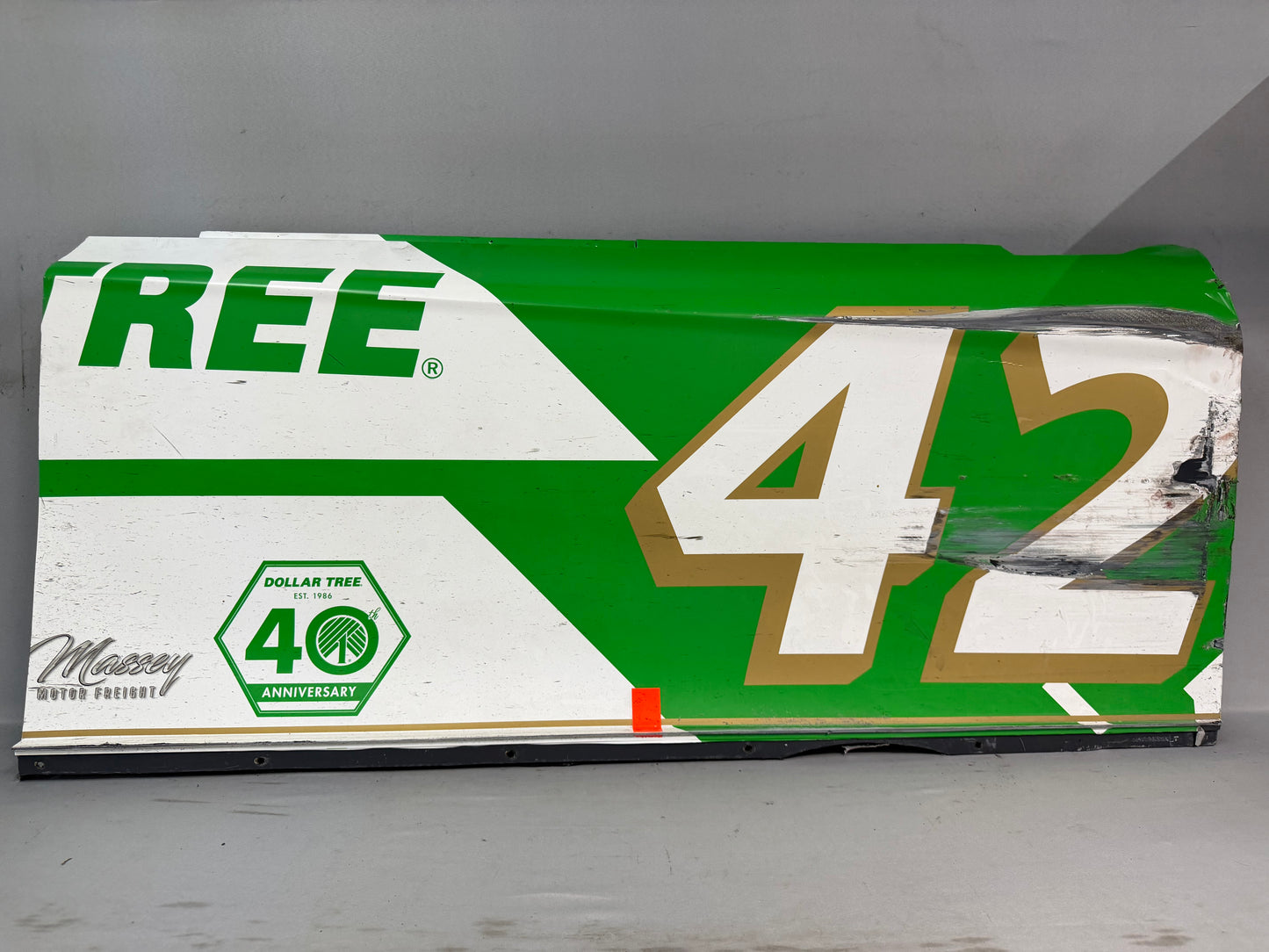 John Hunter Nemechek #42 2026 Texas Dollar Tree Nascar Door Panel