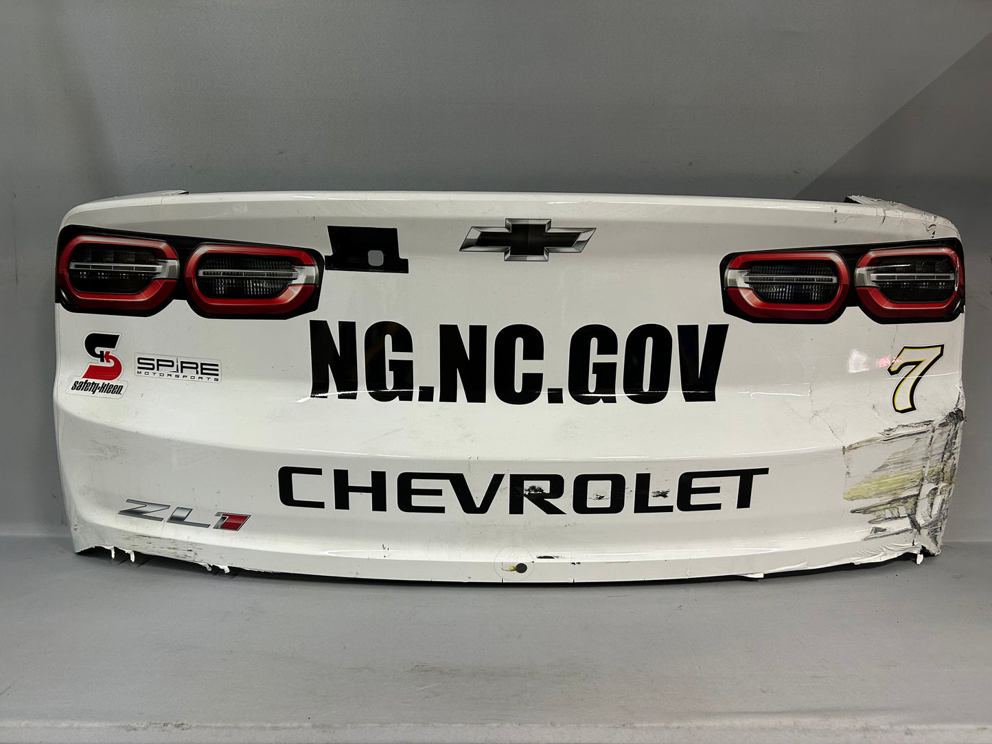 Justin Haley #7 2025 Charlotte Gainbridge Nascar Rear Bumper