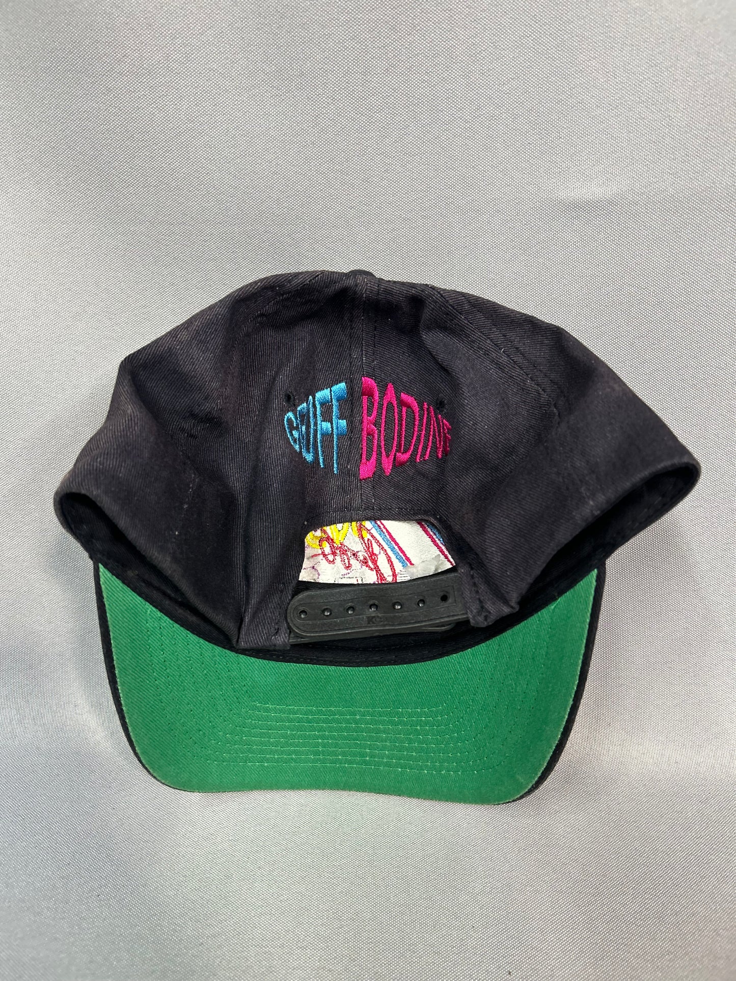 Geoff Bodine #7 Exide Nascar Autographed Hat