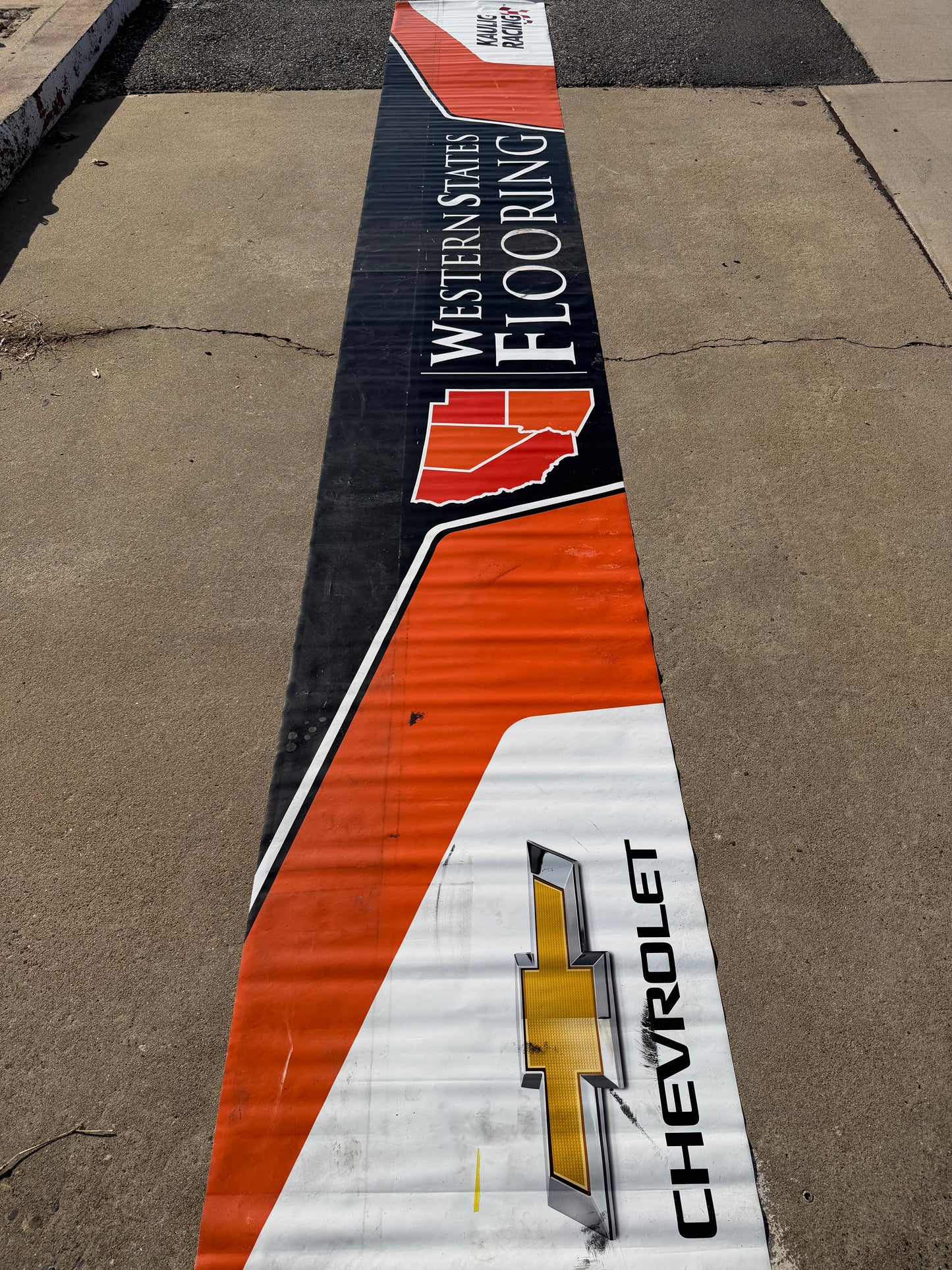 Derek Kraus #16 2024 Western States Flooring Nascar Pit Wall Banner