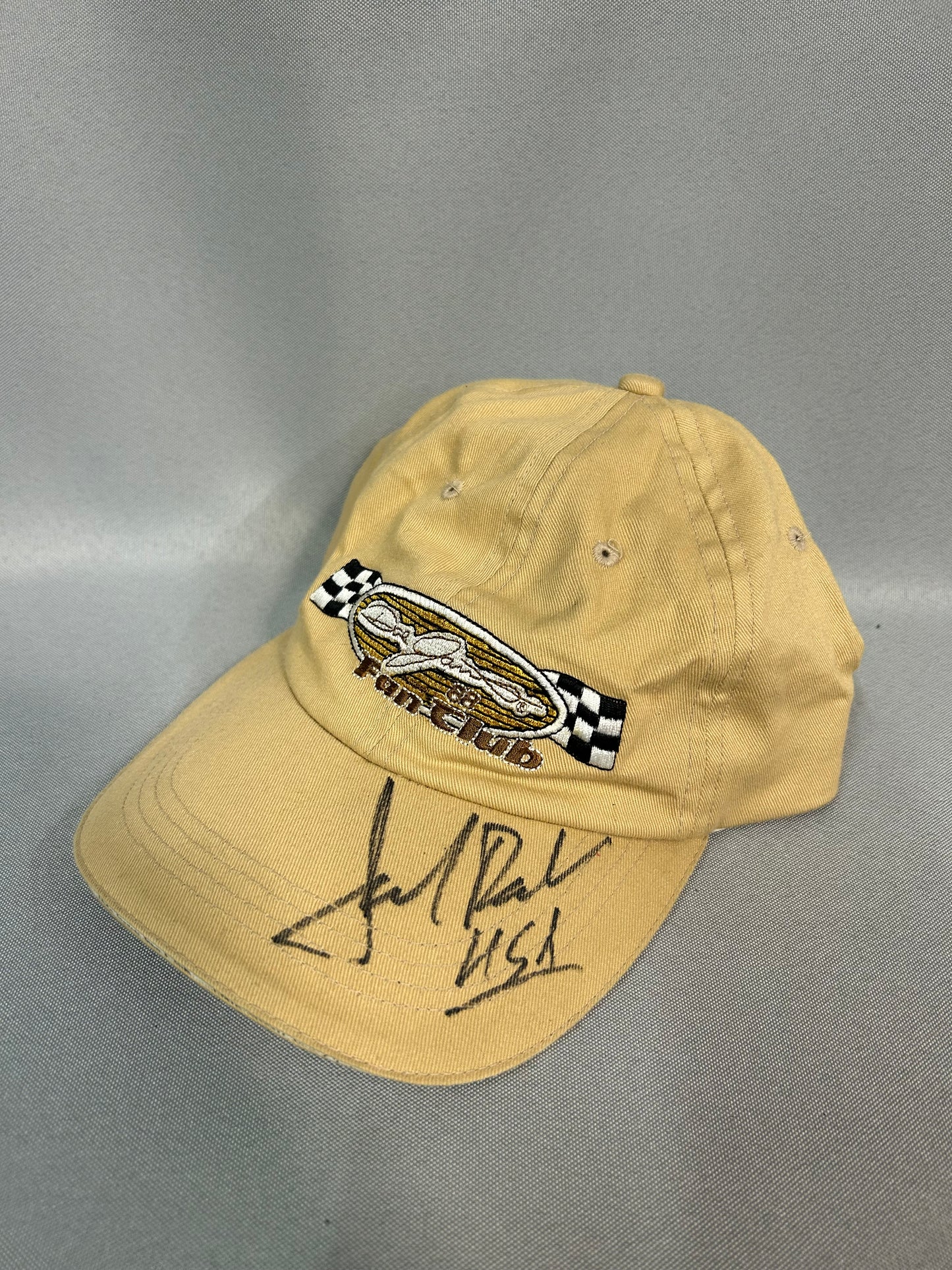 Dale Jarrett Fan Club Autographed by Jack Roush Nascar Hat
