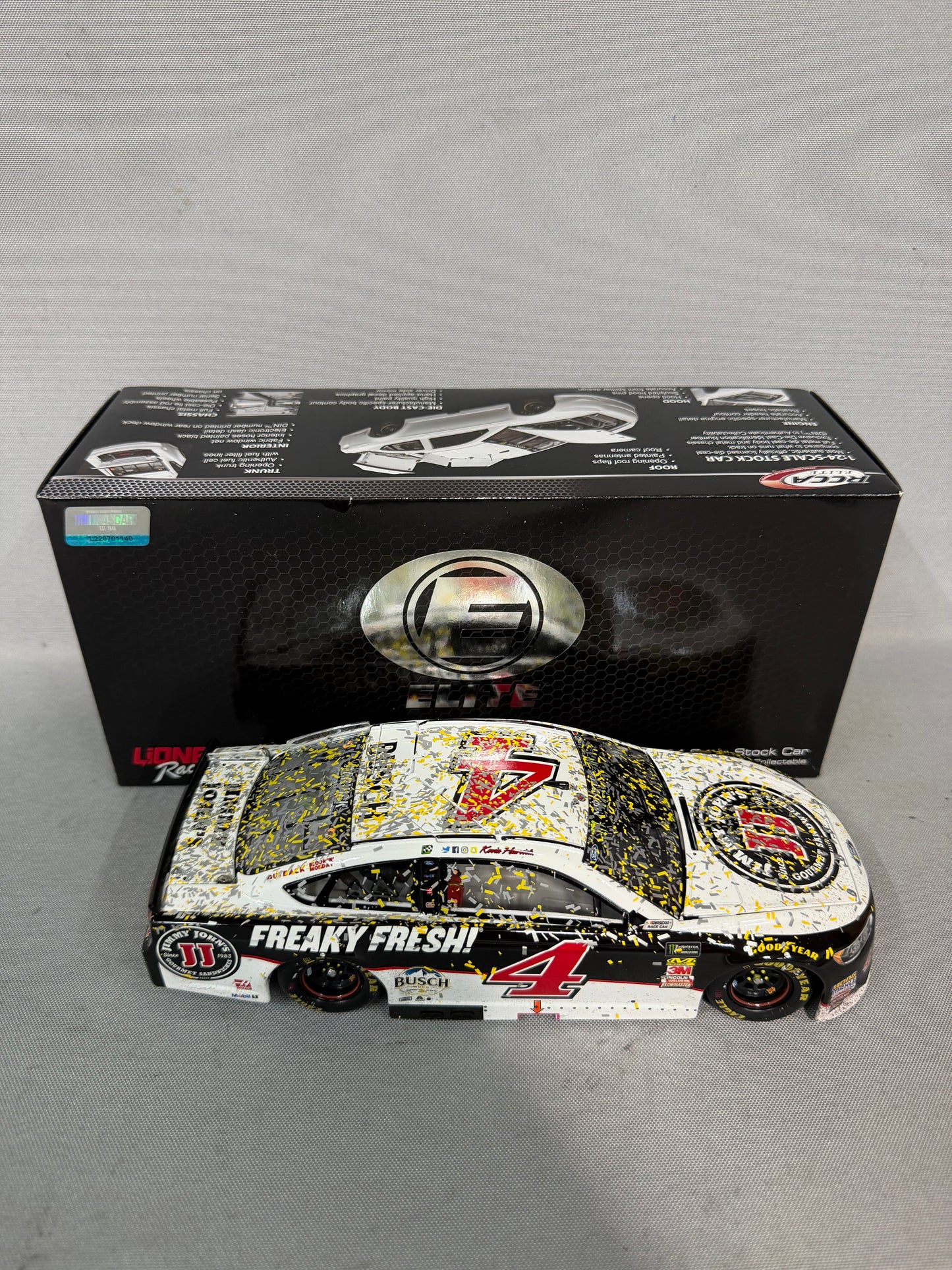 Kevin Harvick #4 2018 Las Vegas Win Jimmy Johns Elite Nascar Autographed Diecast