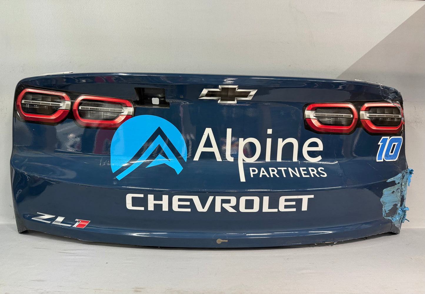 Ty Dillon #10 2025 Phoenix Alpine Partners Nascar Rear Bumper