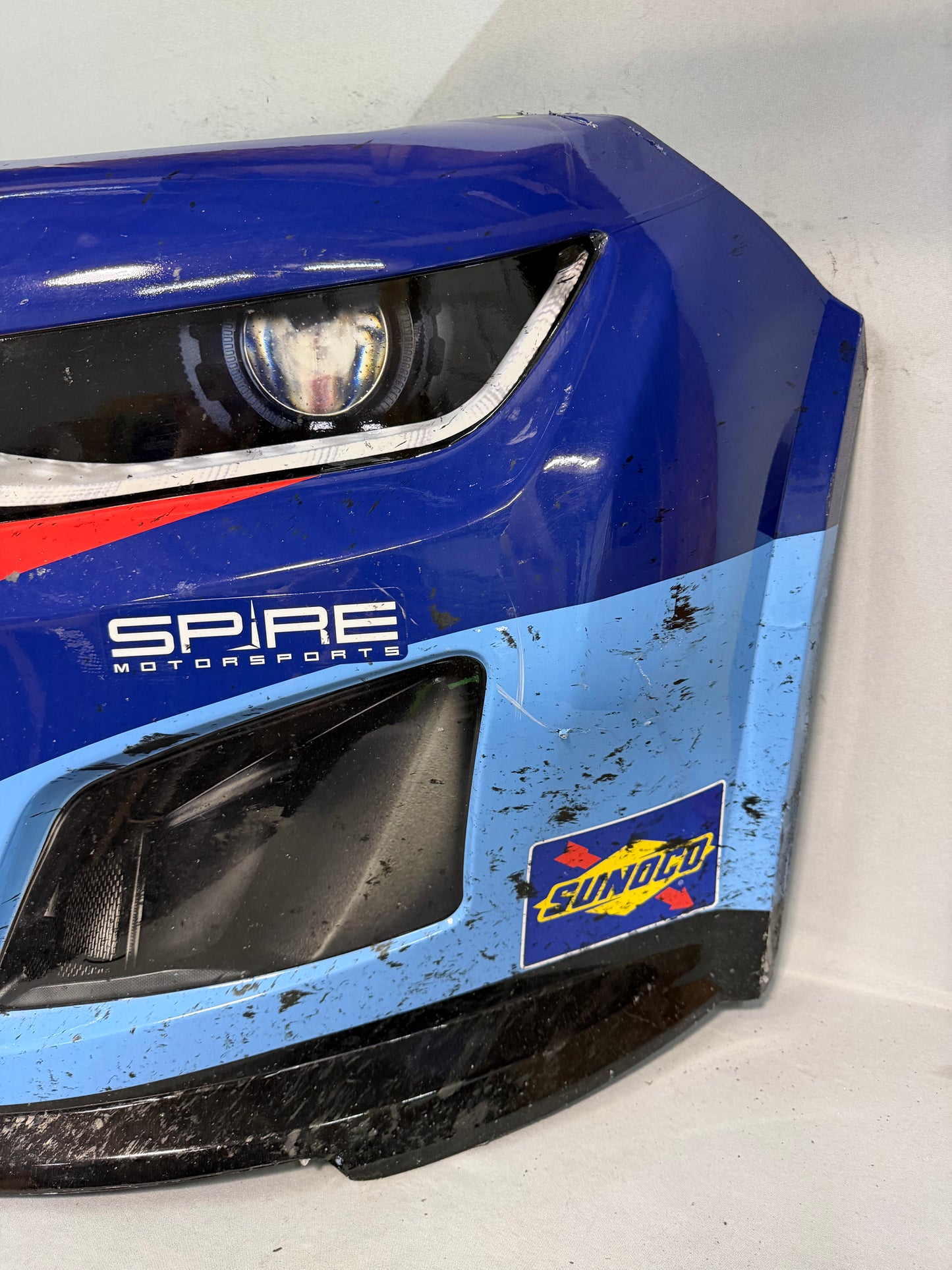 Carson Hocevar #77 2025 New Hampshire Delaware Life Nascar Front Nose