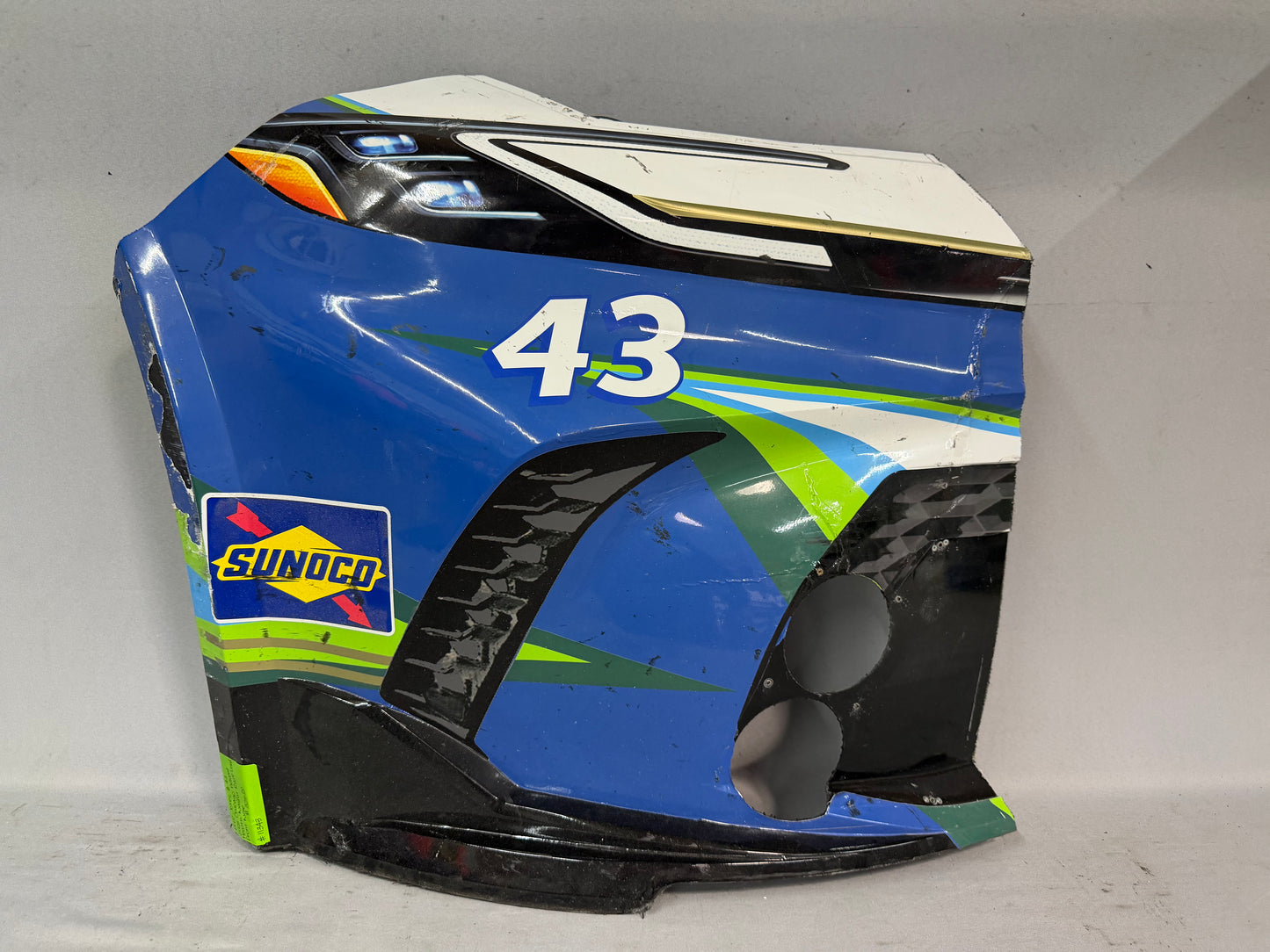 Erik Jones #43 2025 Chicago Advent Health Nascar Nose Corner