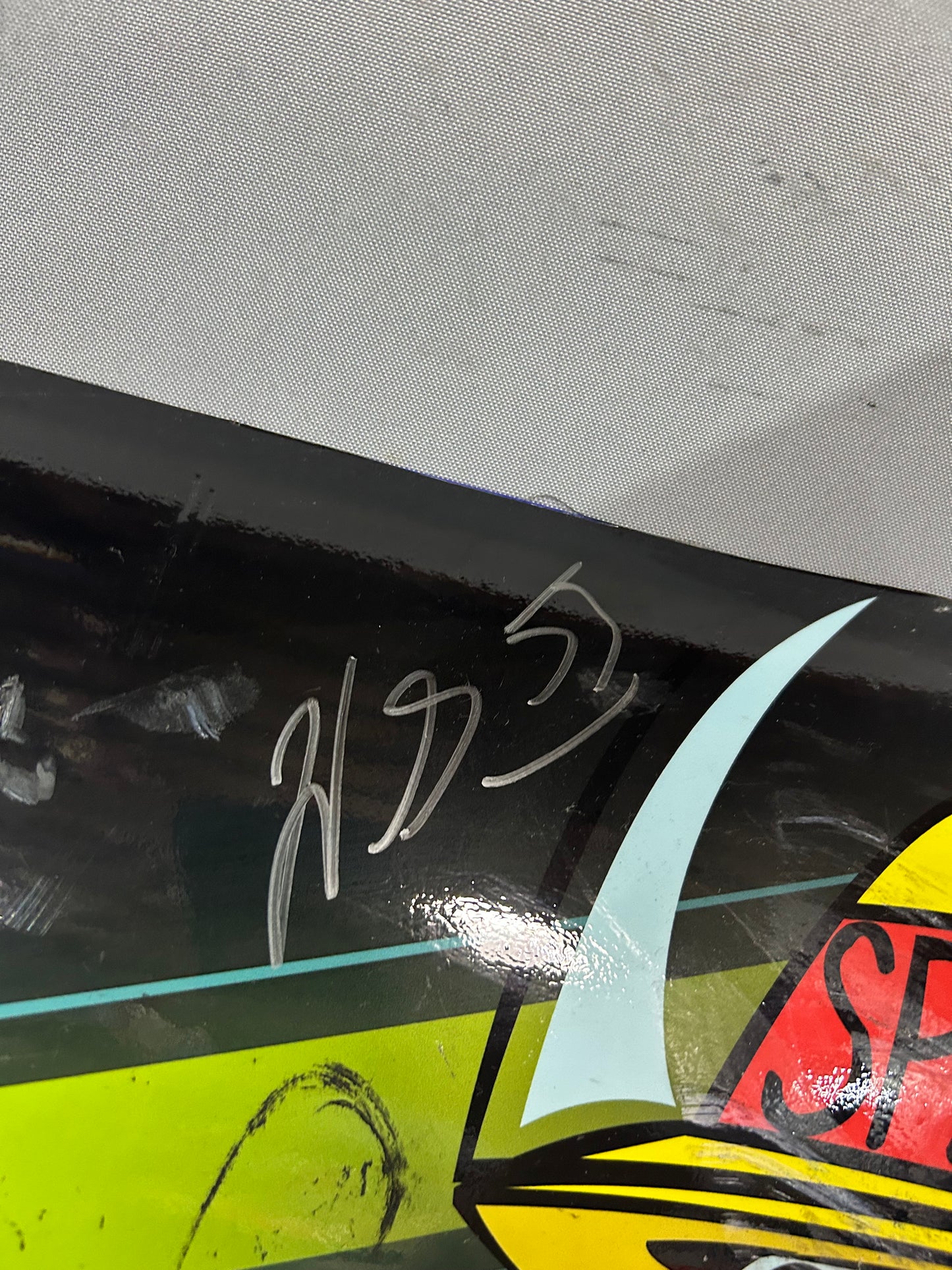 Joey Gase #53 2025 Daytona National Fire Protection Association Autographed Nascar Door Panel