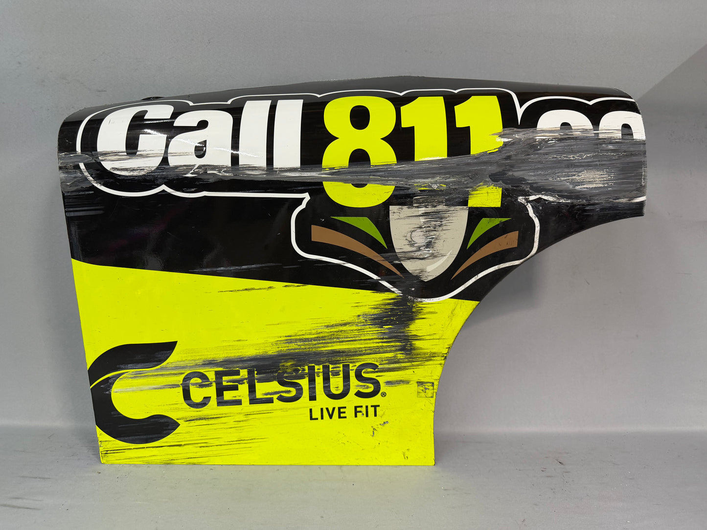 Josh Williams #11 2024 Kansas Call 811 Nascar Partial Quarter Panel