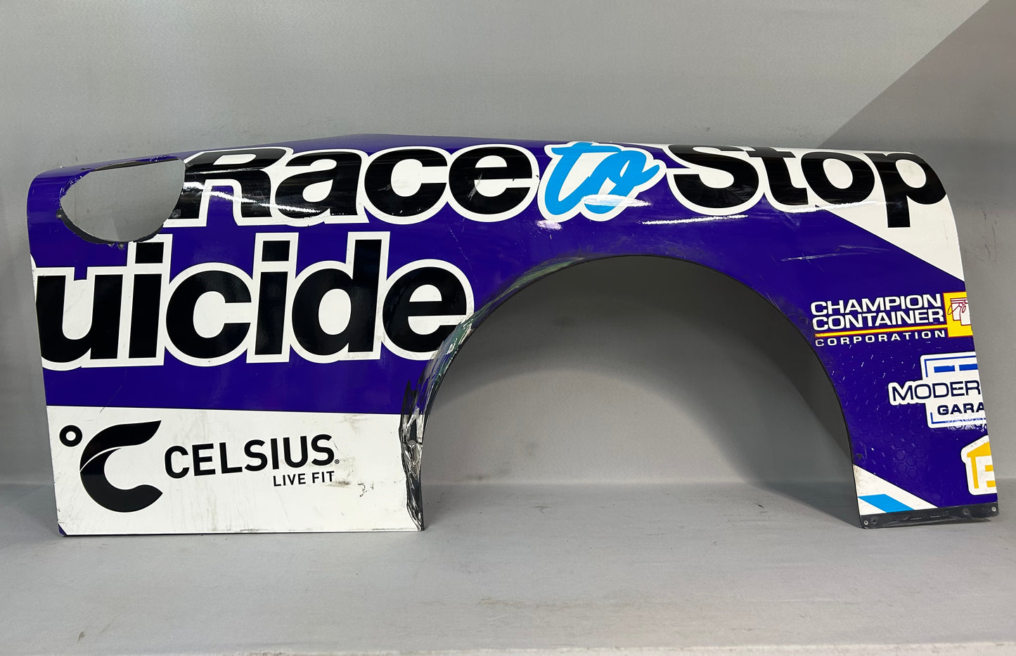 Daniel Dye #10 2025 Mexico City Race To Stop Suicide Nascar Quarter Panel