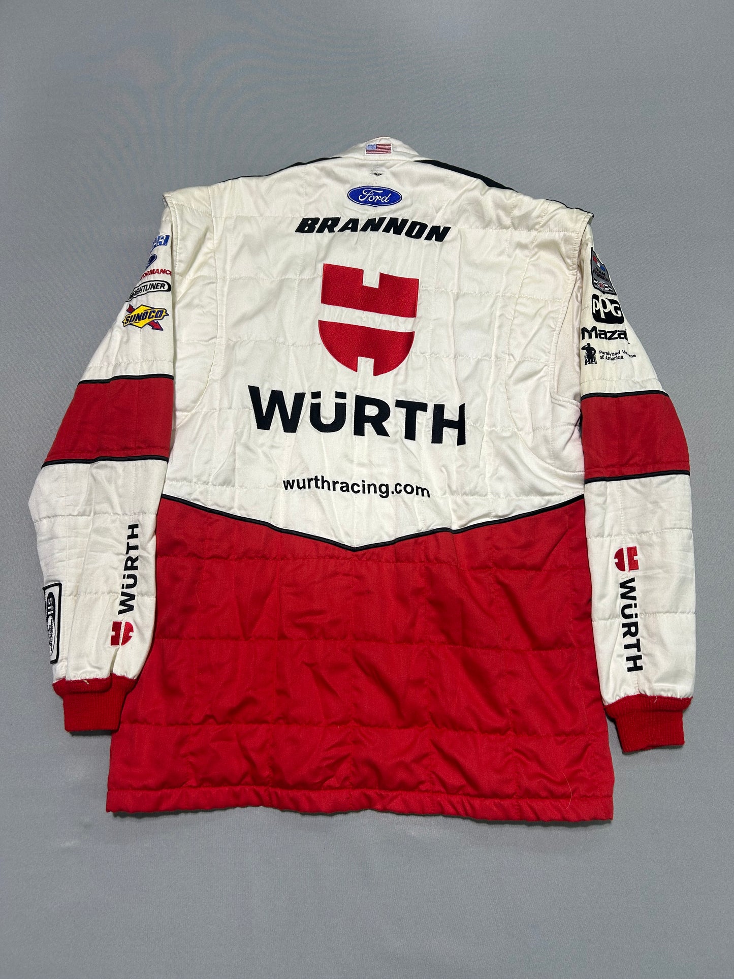Brad Keselowski #2 Wurth Nascar 2 Piece Crew Firesuit C-46 W-36 L-29