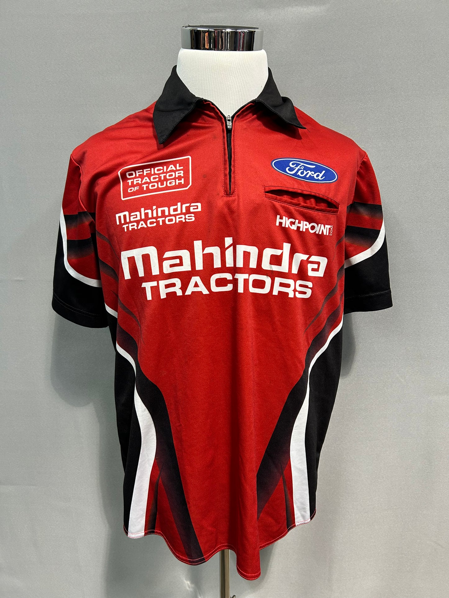 Chase Briscoe #14 Mahindra Tractors Nascar Crew Shirt Size Medium