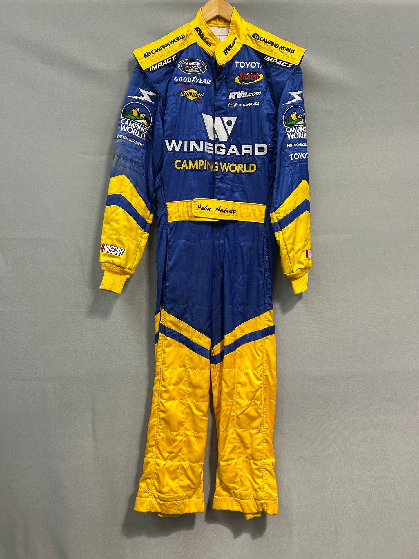 John Andretti #10 Winegard Camping World Nascar Driver Firesuit