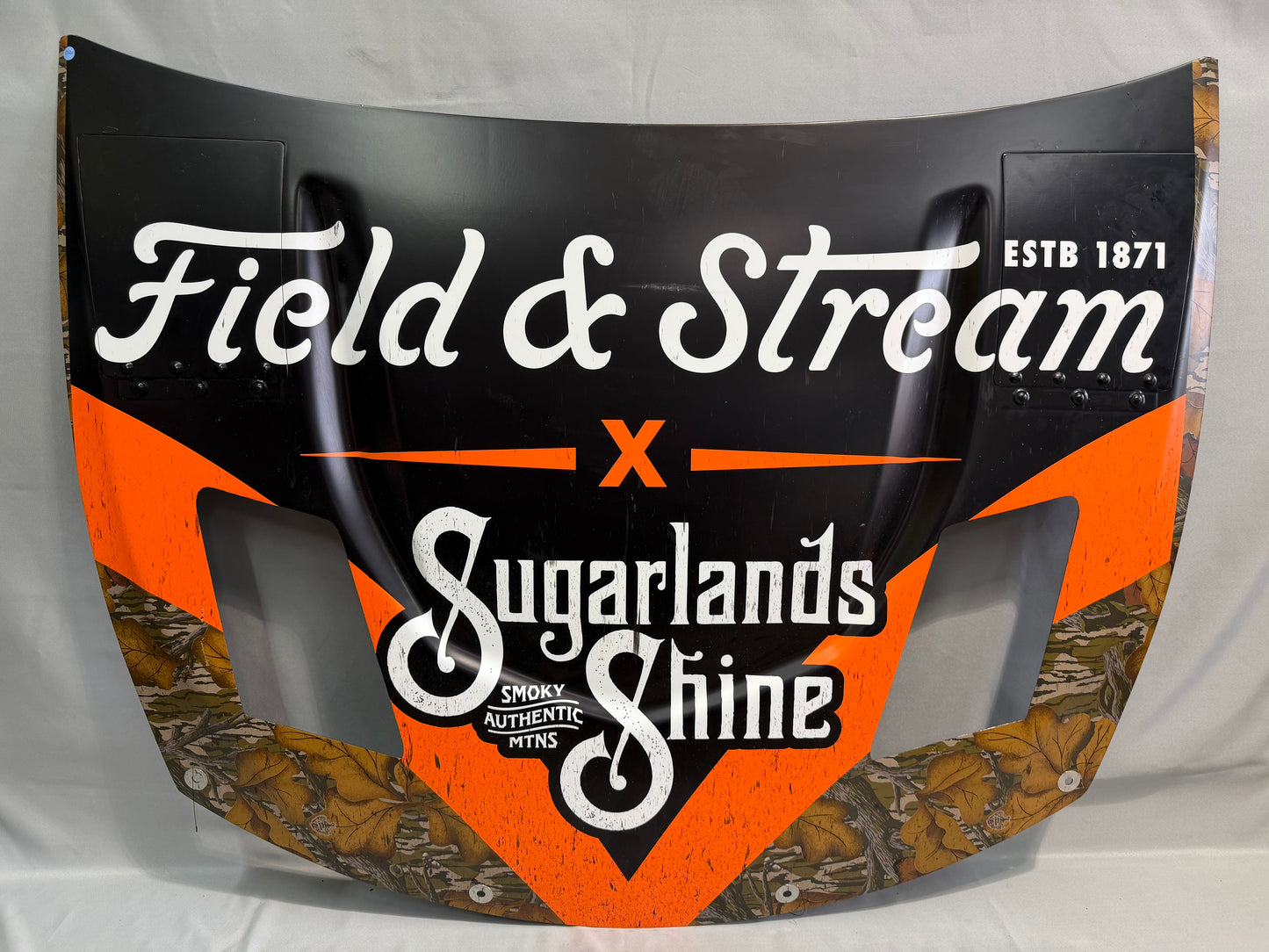 Ty Dillon #10 2025 Las Vegas Sugarlands Shine Field & Stream Nascar Hood