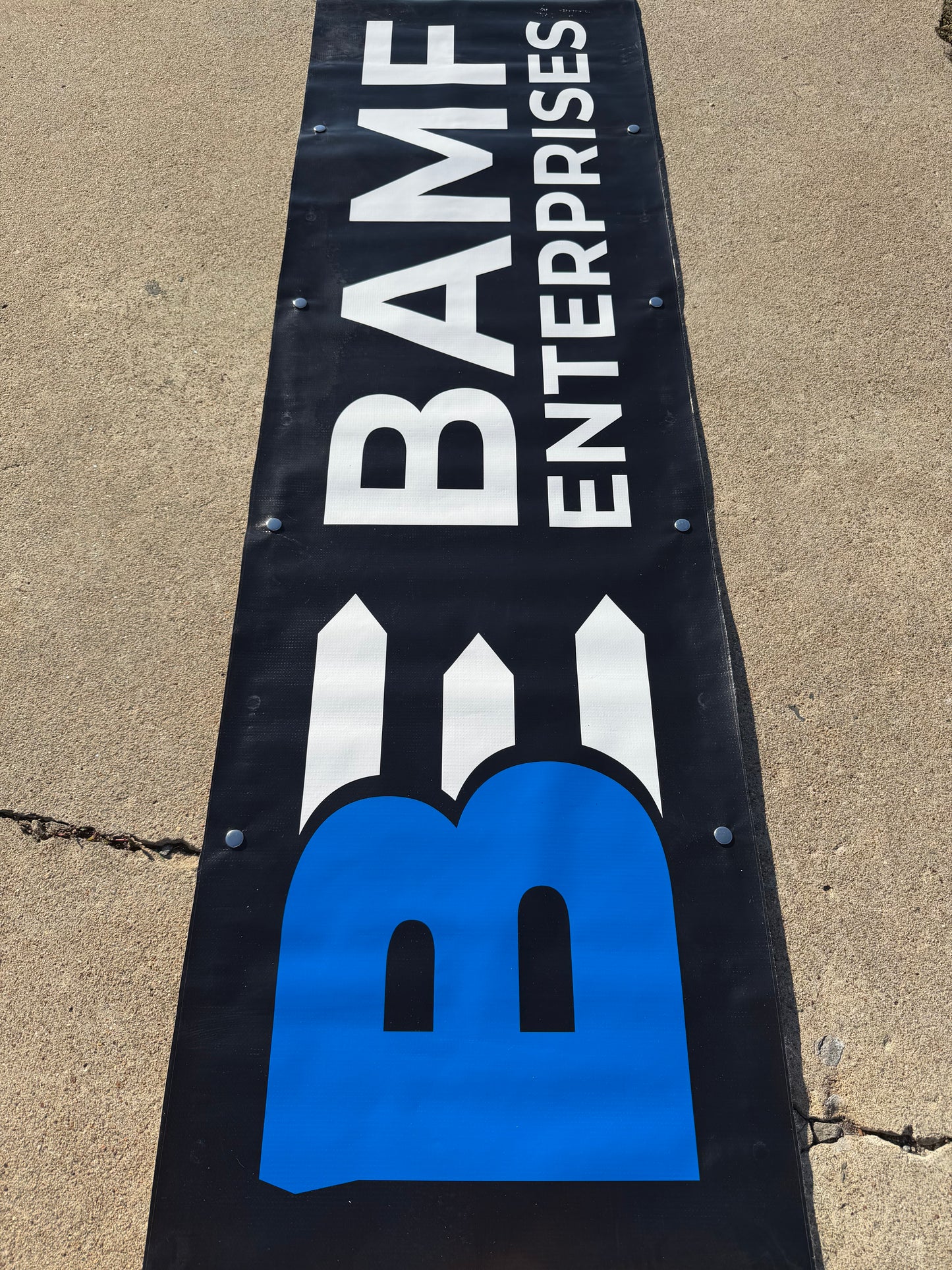 Kyle Busch #7 2024 Darlington BAMF Enterprises Nascar Pit Box Riser Banner