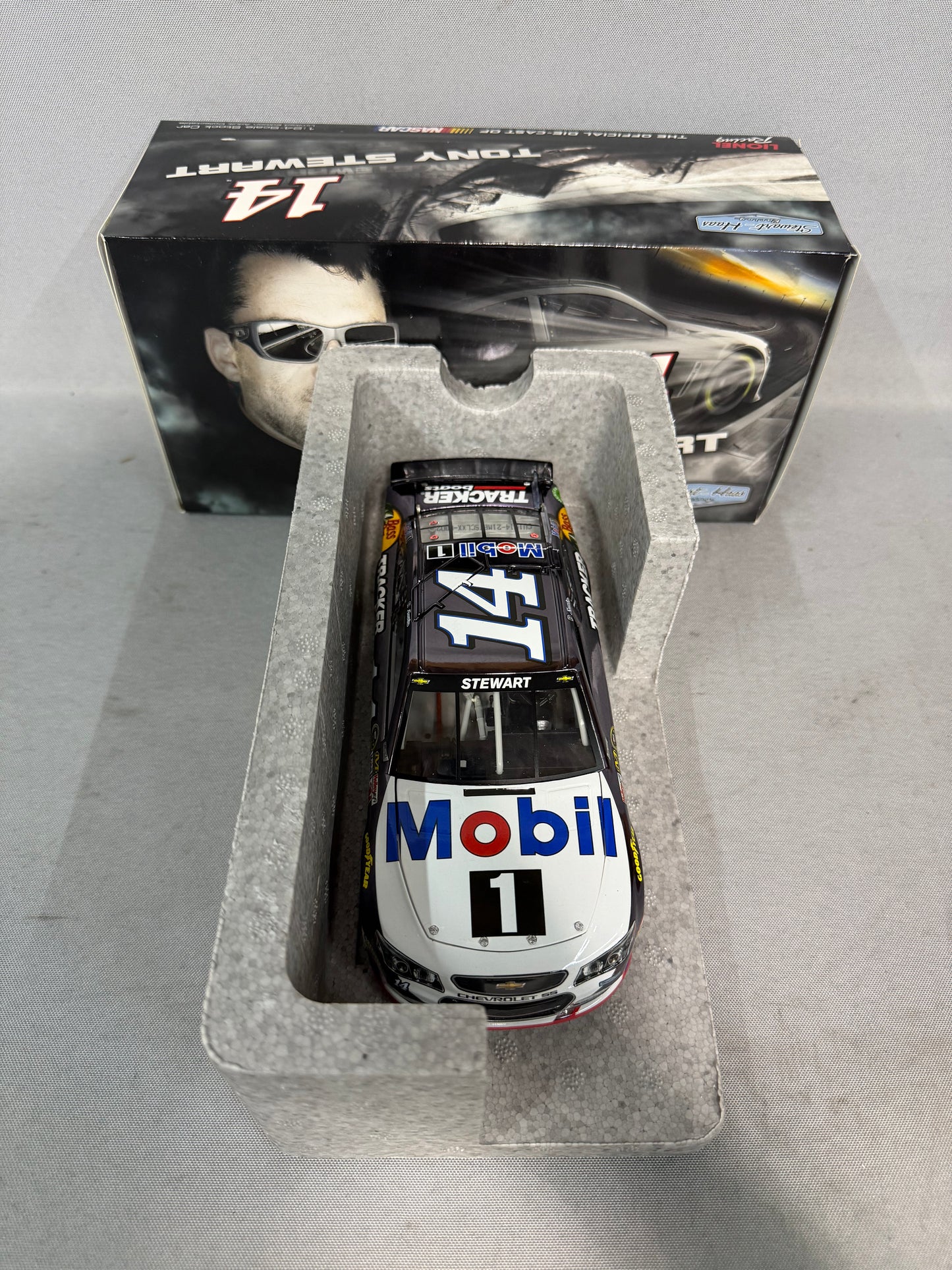 Tony Stewart #14 2015 Mobil 1 Color Chrome Nascar Diecast