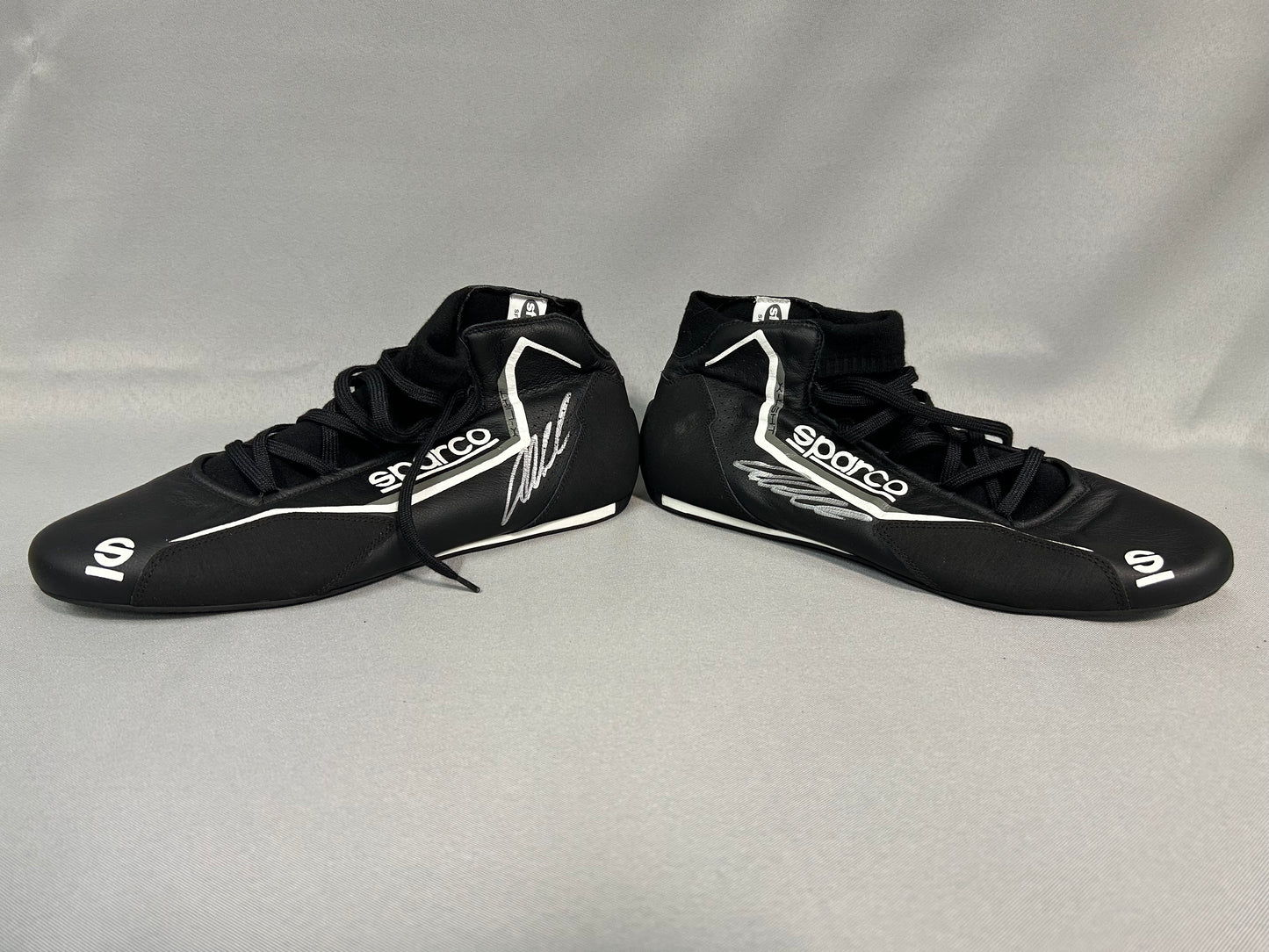 Aric Almirola #10 Autographed Sparco Nascar Driver Shoes