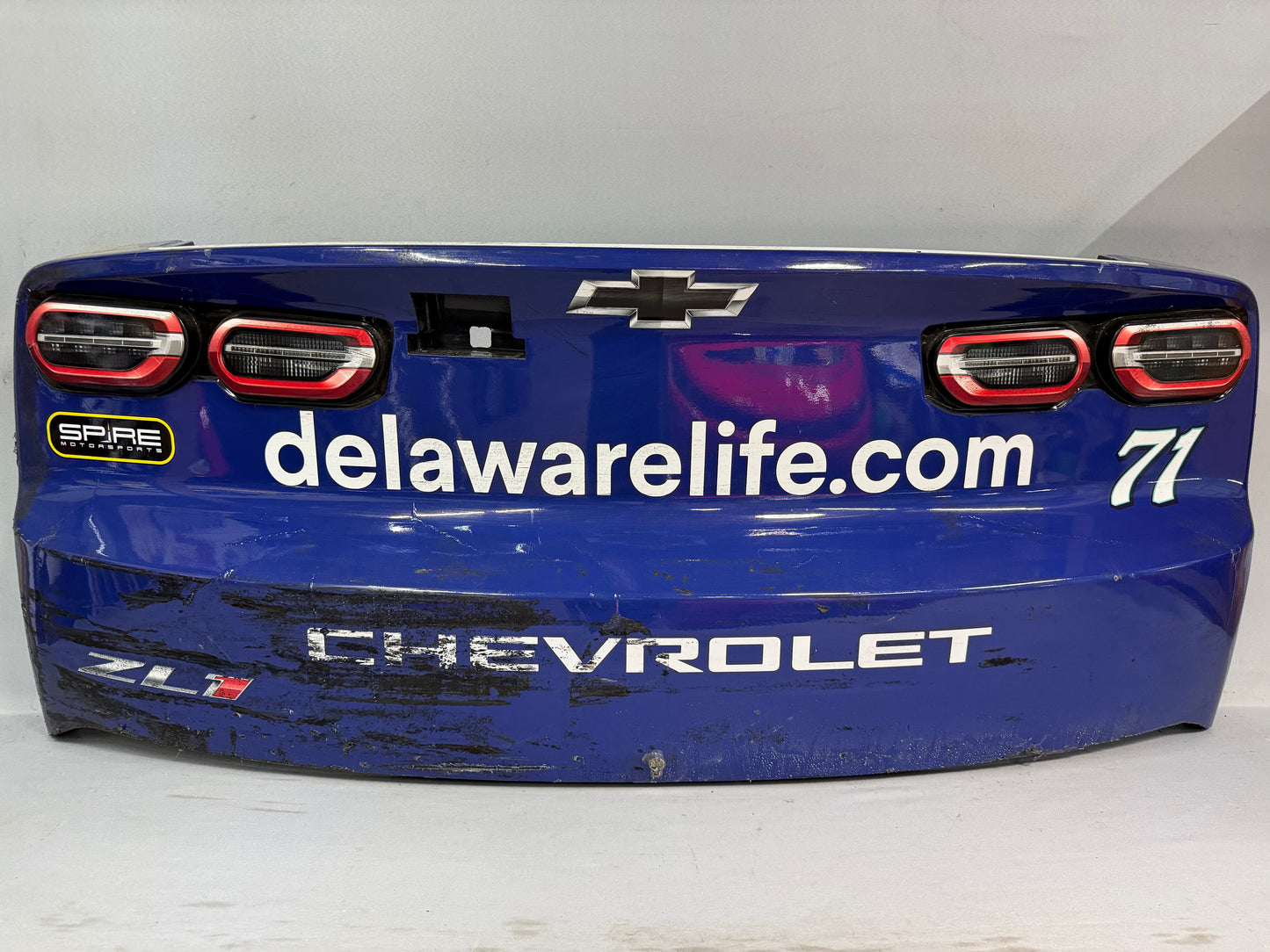Michael McDowell #71 2026 Martinsville 1 Delaware Life Nascar Rear Bumper