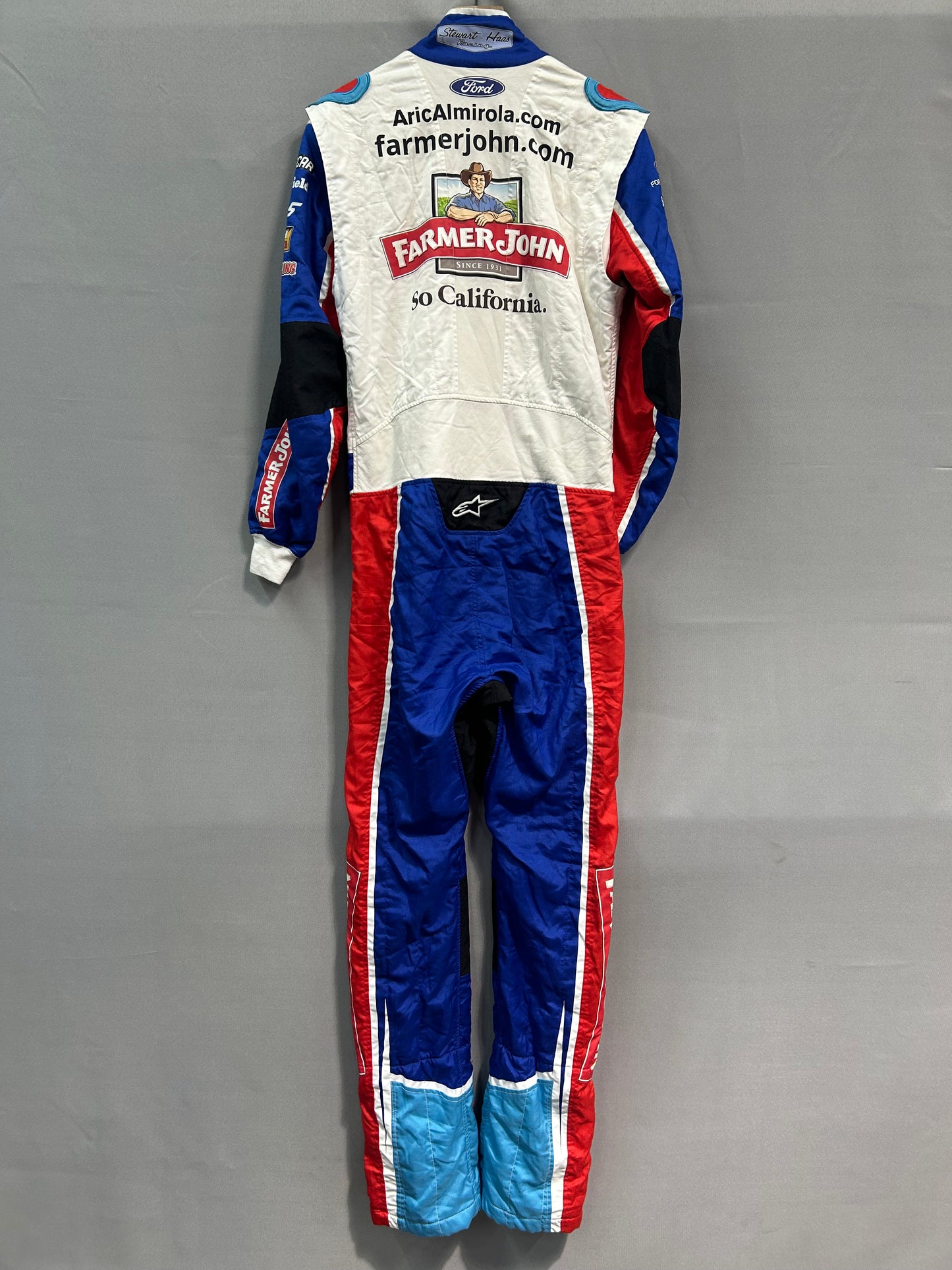 Aric Almirola #10 2022 Autographed Farmer John Nascar Driver Firesuit