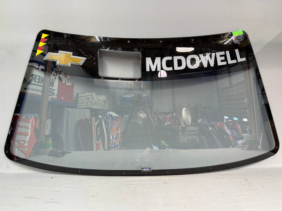 Michael McDowell #71 2025 Mexico City Nascar Front Windshield