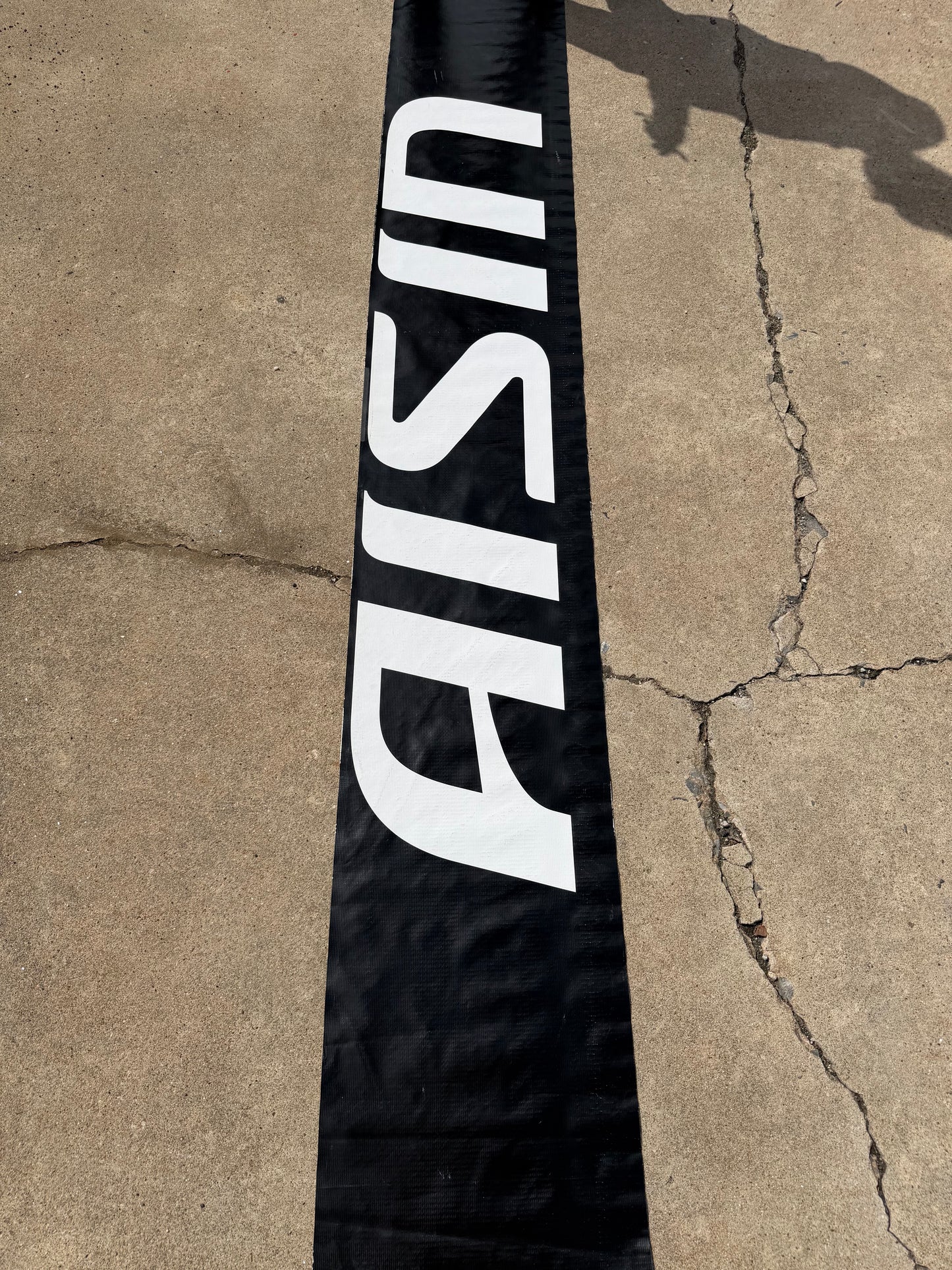 Austin Hill #61 Aisin Nascar Pit Box Riser Banner