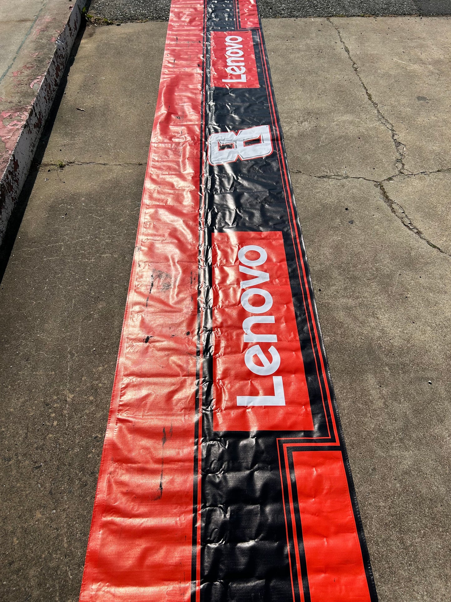 Kyle Busch #8 2024 Lenovo Nascar Pit Wall Banner