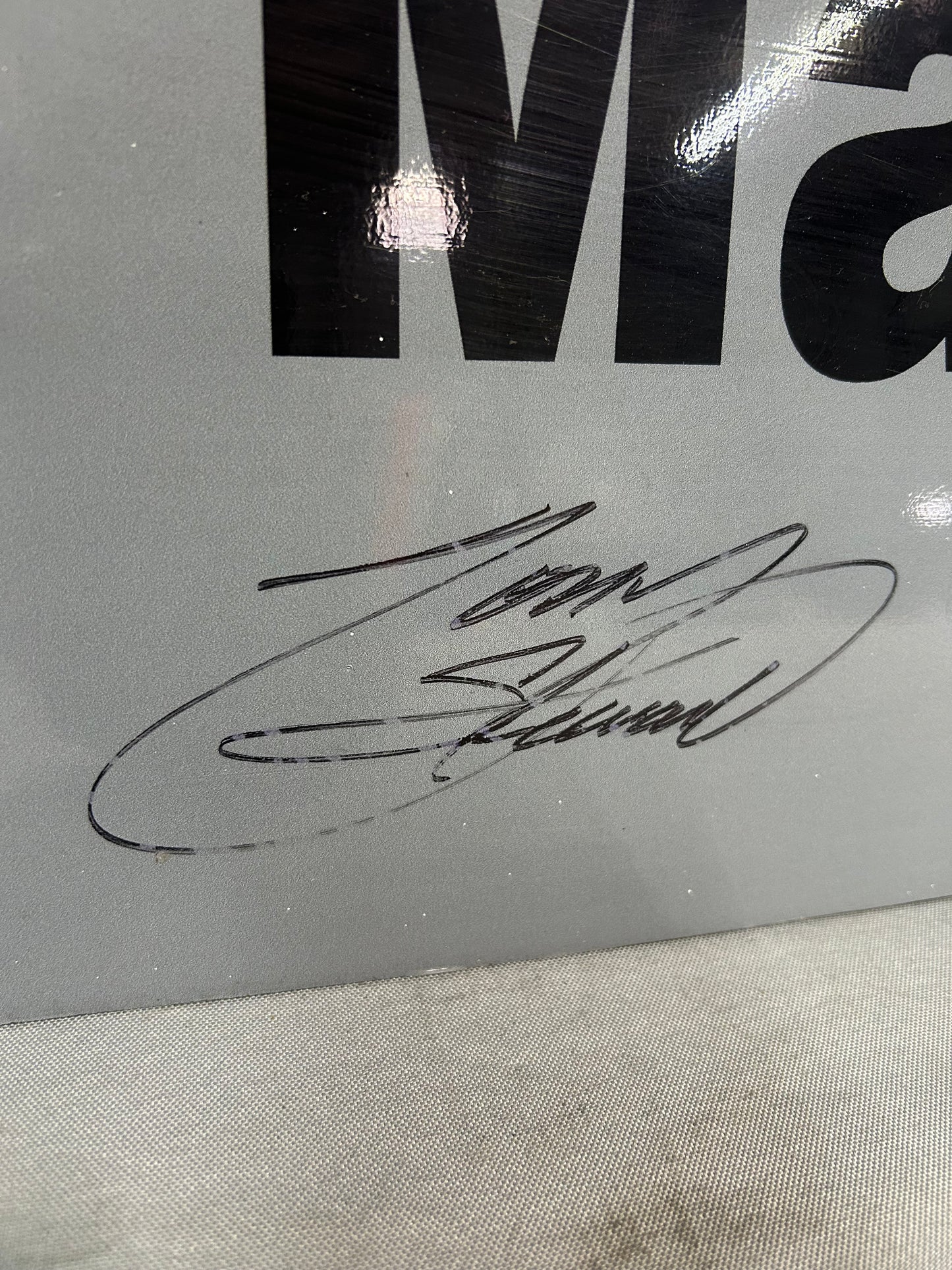Tony Stewart #14 2016 Autographed Haas CNC Nascar Decklid