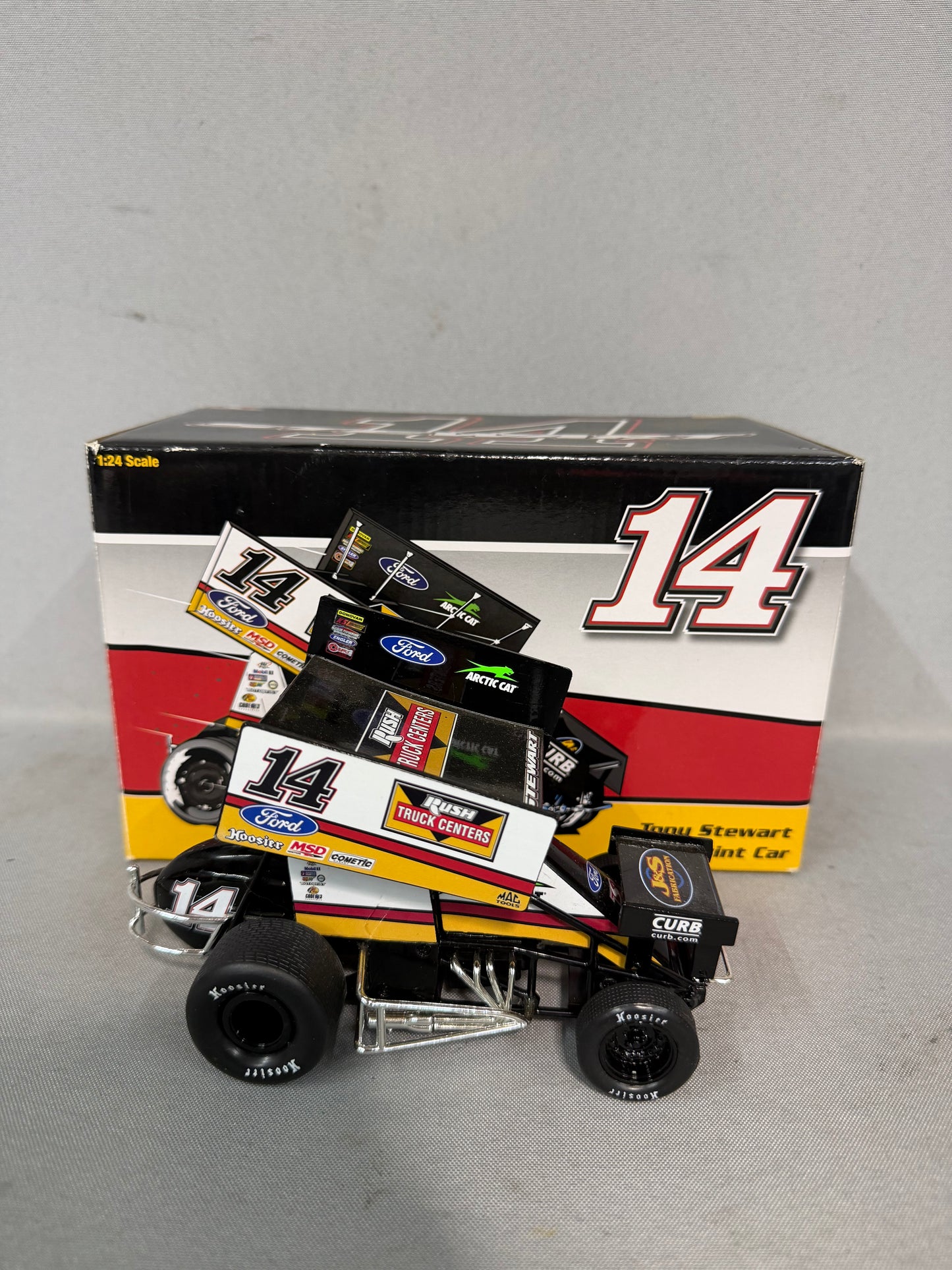 Tony Stewart #14 2017 Knockout Promotions Rush Truck Center Sprint Car Diecast
