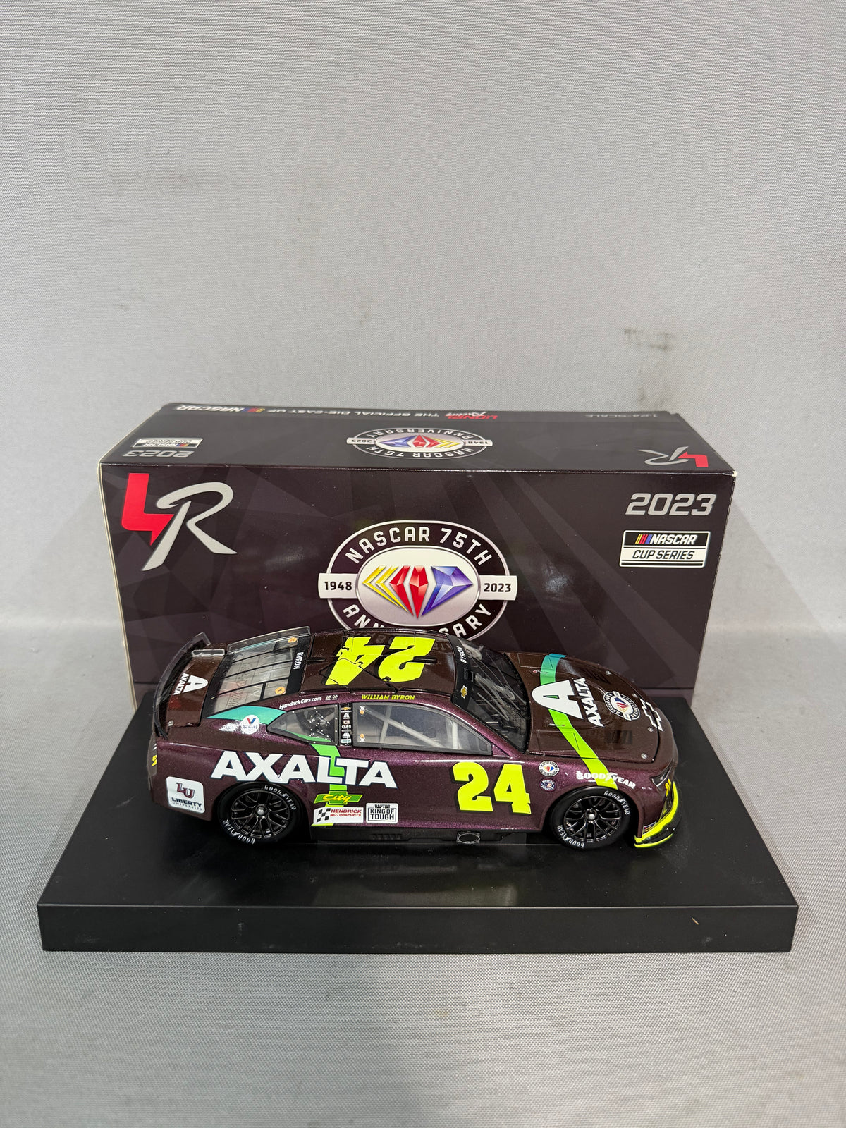 William Byron #24 2023 Axalta Throwback Nascar Autographed Diecast