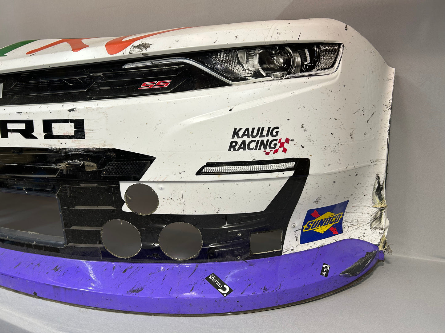 AJ Allmendinger #16 2024 Charlotte Roval Campers Inn RV Nascar Front Nose