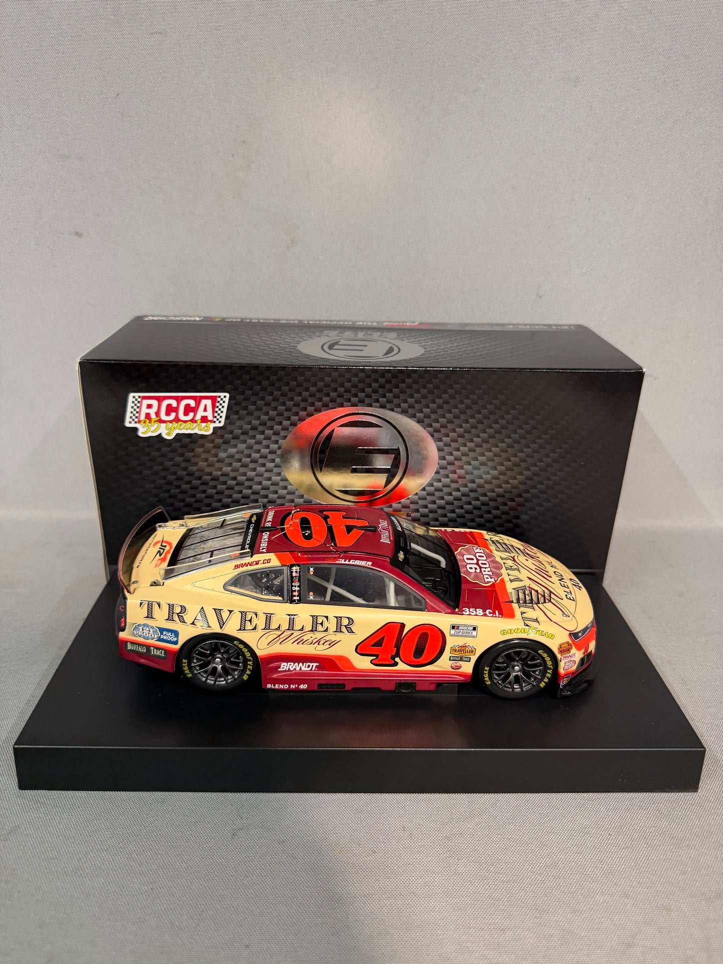 Justin Allgaier #40 2026 Traveller Whiskey Elite Nascar Diecast