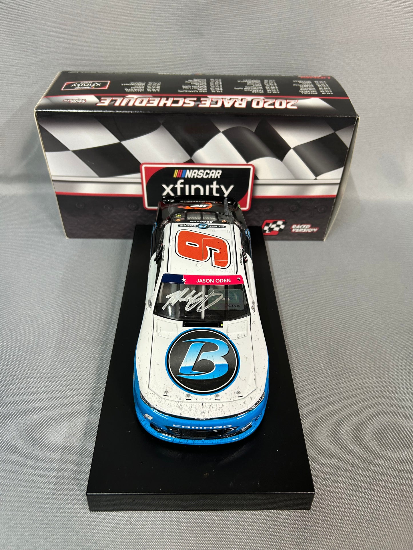 Noah Gragson #9 2020 Autographed Plan B Sales Bristol Win Nascar Diecast