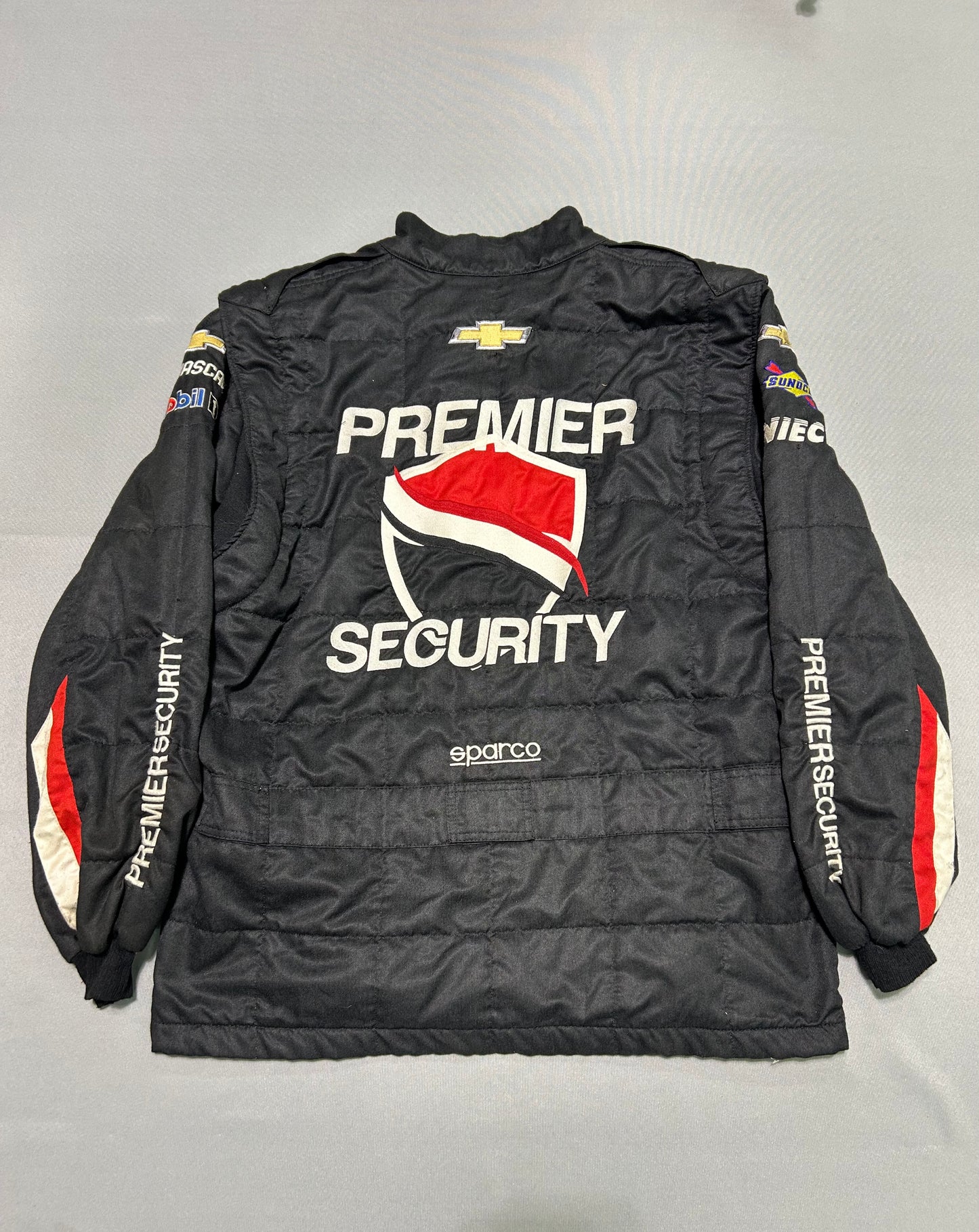 Carson Hocevar #42 2022 Premier Security Nascar 2 Piece Crew Firesuit C-48 W-40 L-32