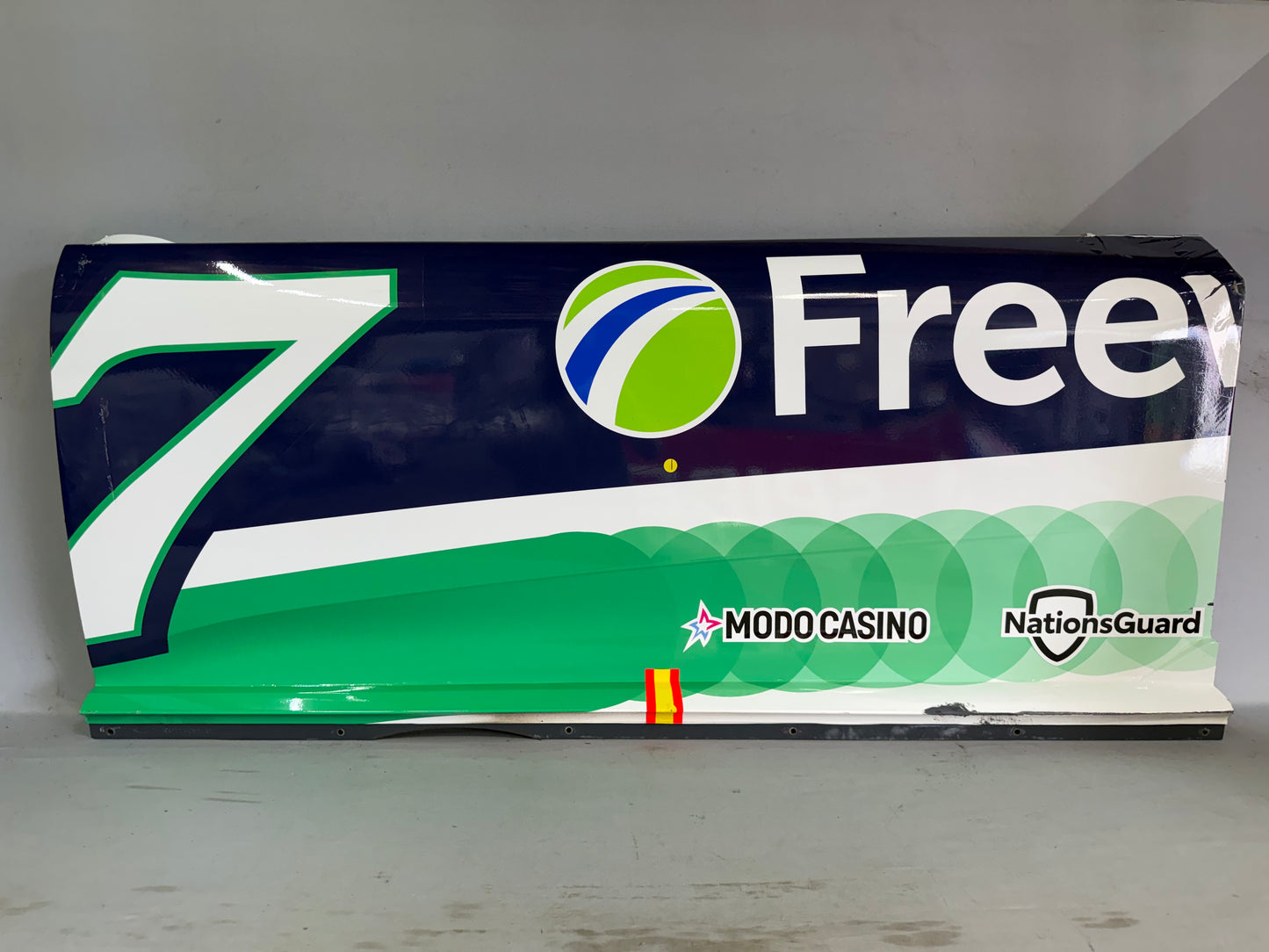 Daniel Suarez #7 2026 Pocono Freeway Insurance Roamly Nascar Door Panel