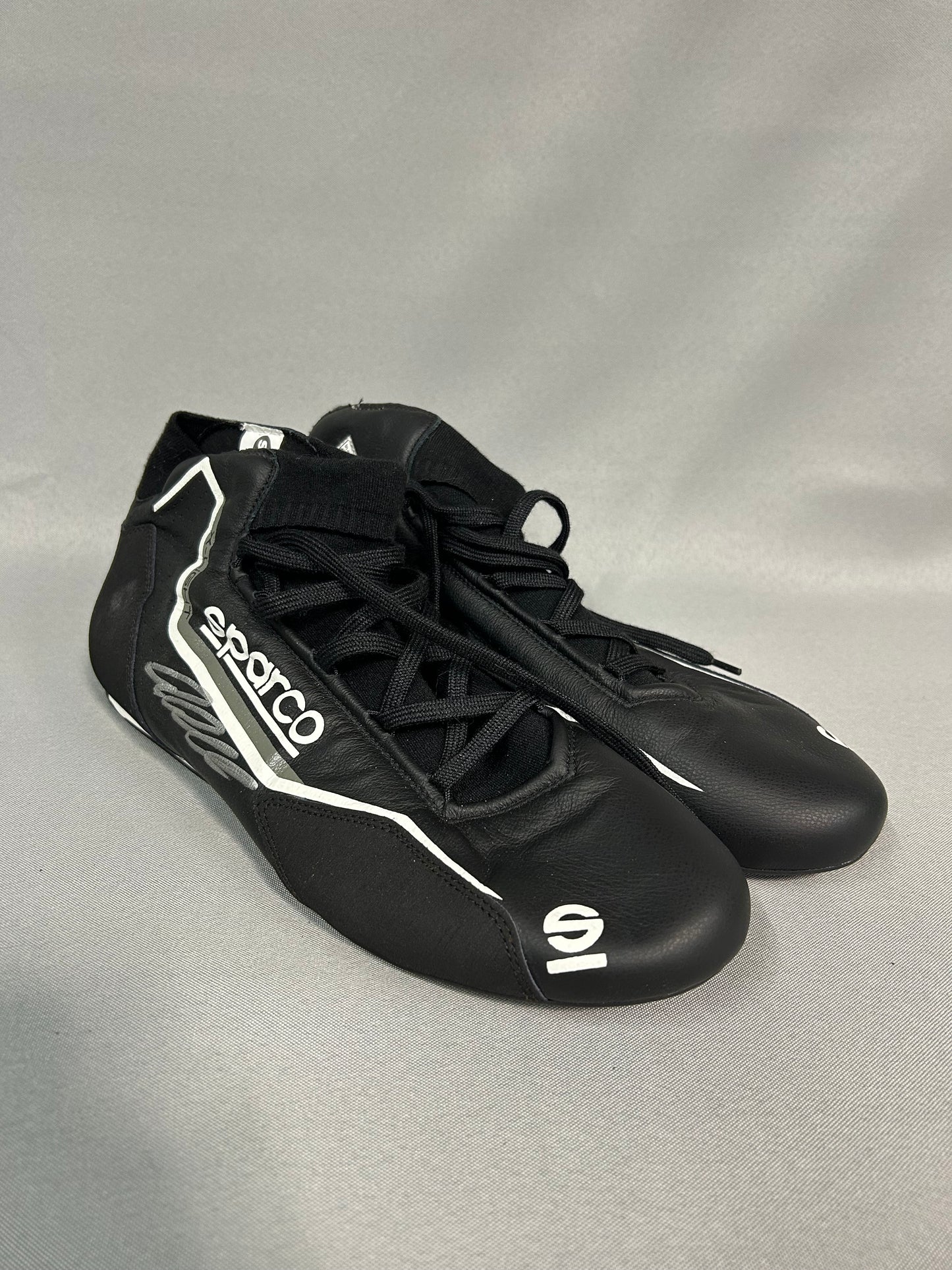 Aric Almirola #10 Autographed Sparco Nascar Driver Shoes