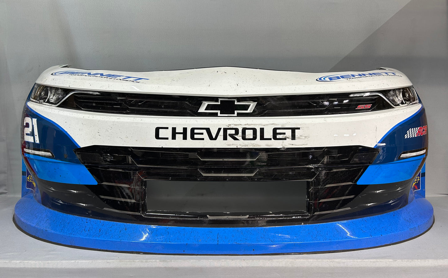 Austin Hill #21 2025 Texas Bennett Transportation Nascar Front Nose