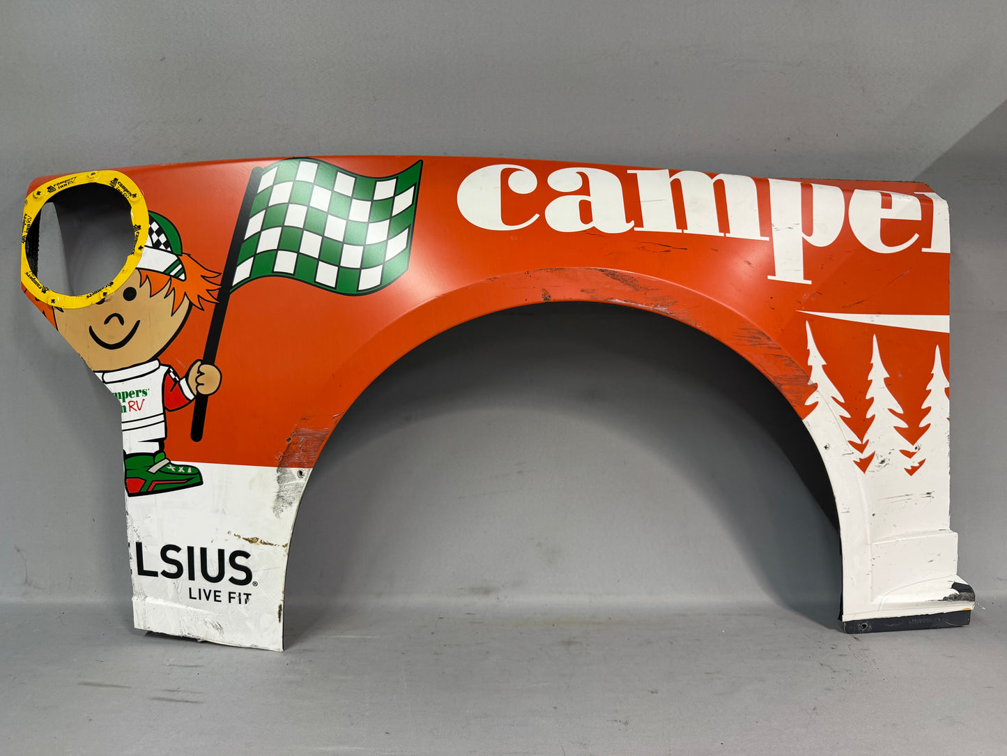 Ty Dillon #10 2026 Watkins Glen Campers Inn RV Nascar Quarter Panel