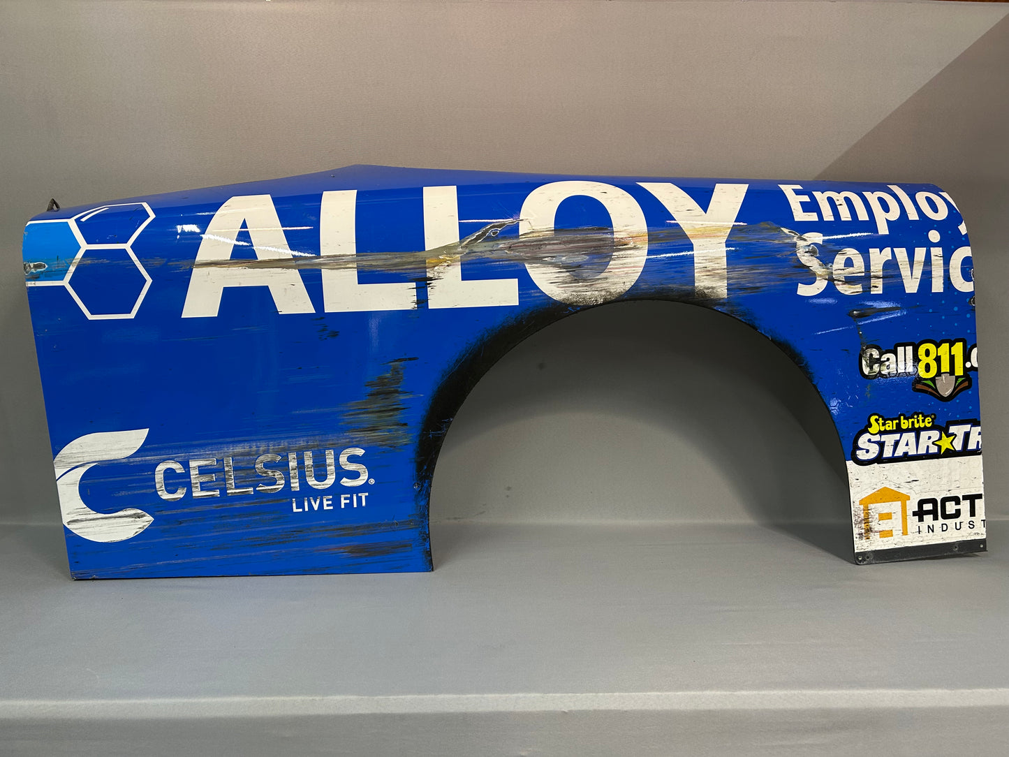 Josh Williams #11 2024 Bristol Alloy Employer Services Nascar Quarter Panel