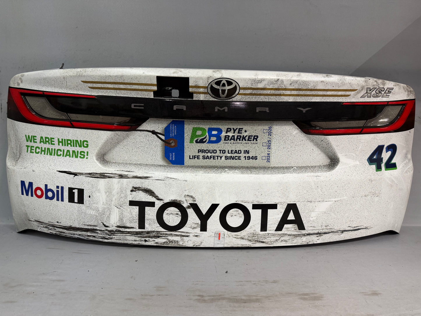 John Hunter Nemechek #42 2026 Wilkesboro Pye Barker Nascar Rear Bumper
