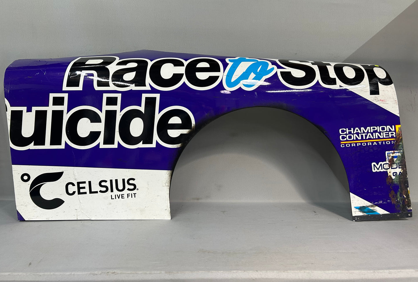 Daniel Dye #10 2025 Race To Stop Suicide Nascar Quarter Panel