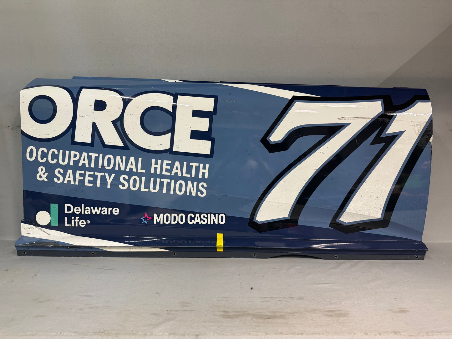 Michael McDowell #71 2026 Richmond Workforce Nascar Door Panel
